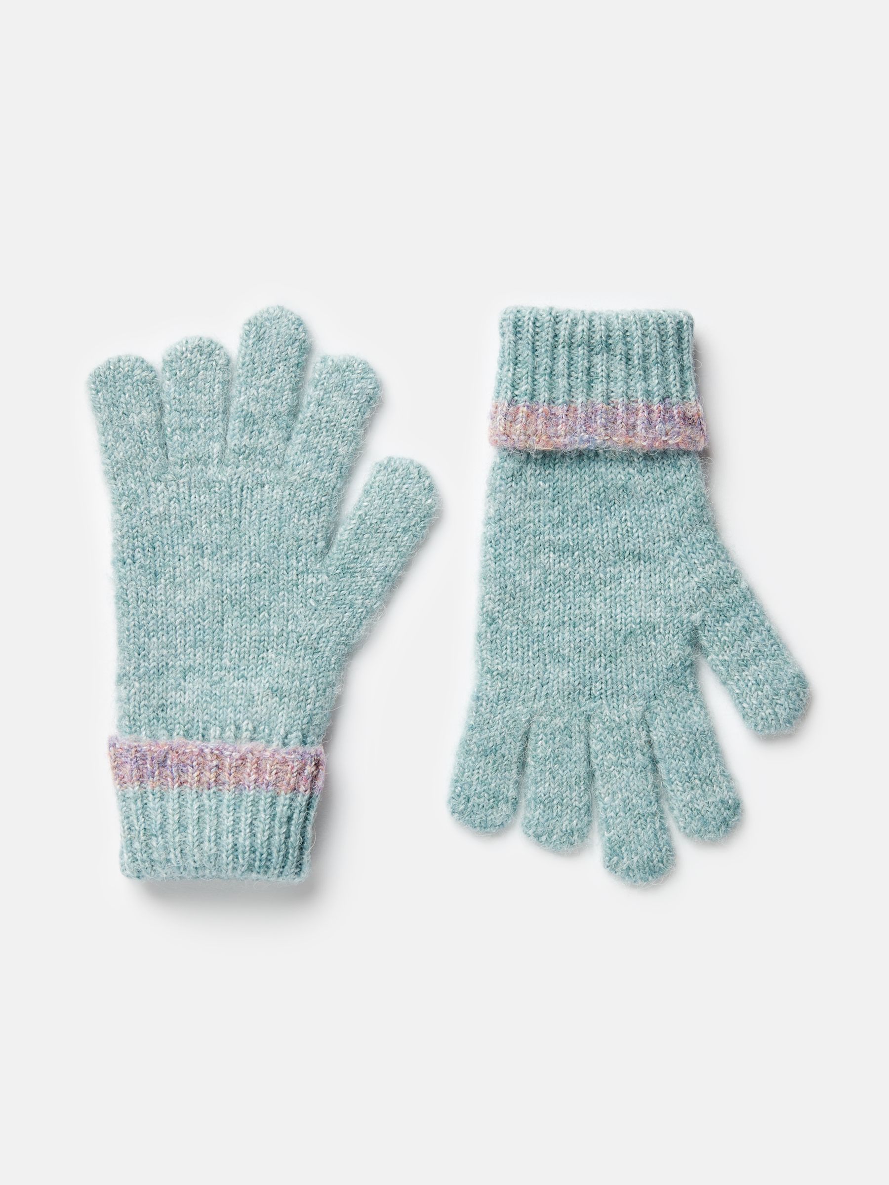 Beatrice Blue Knitted Gloves - Image 2 of 3