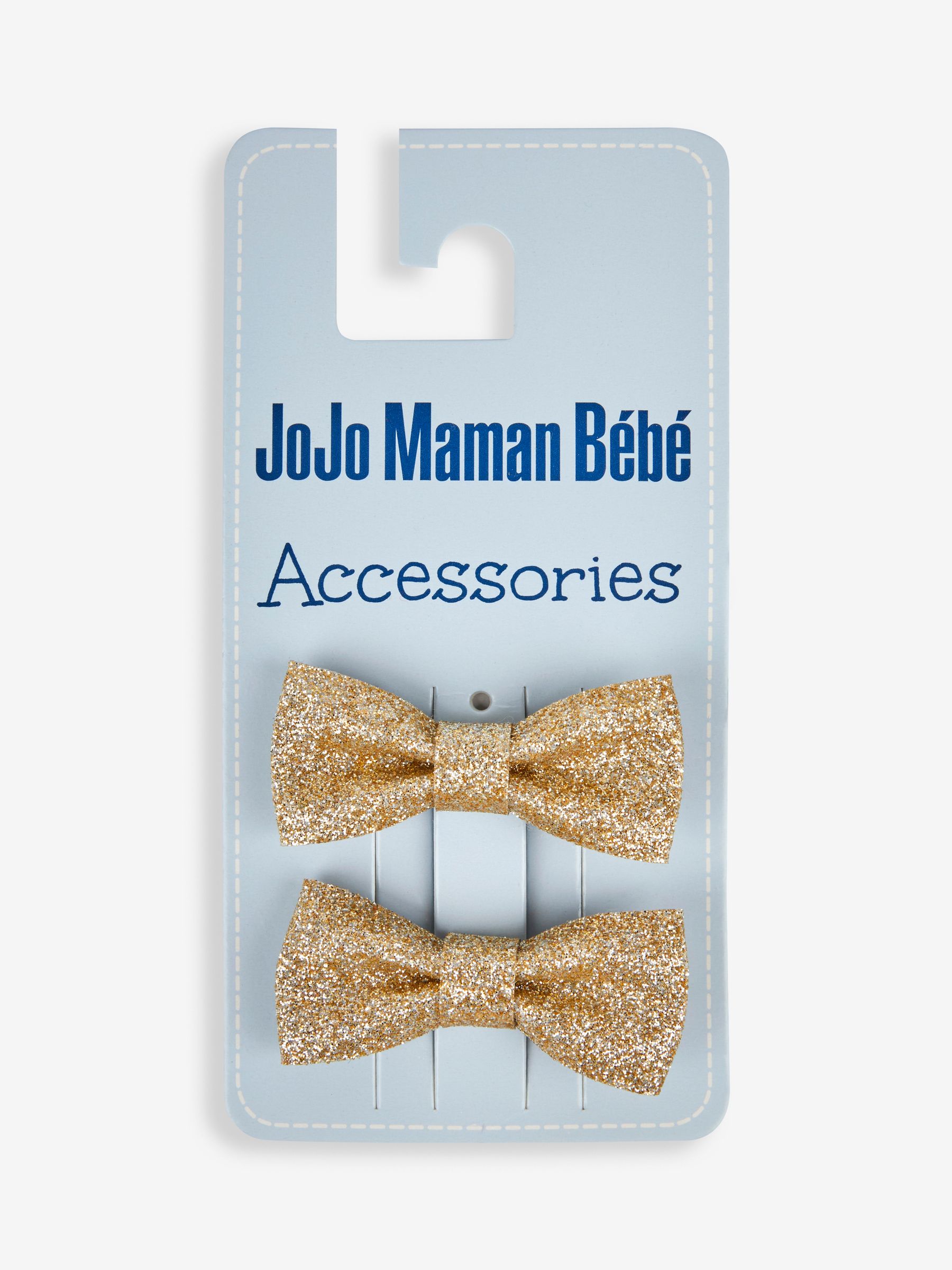 2-Pack Glitter Bows in Gold - Image 2 of 2