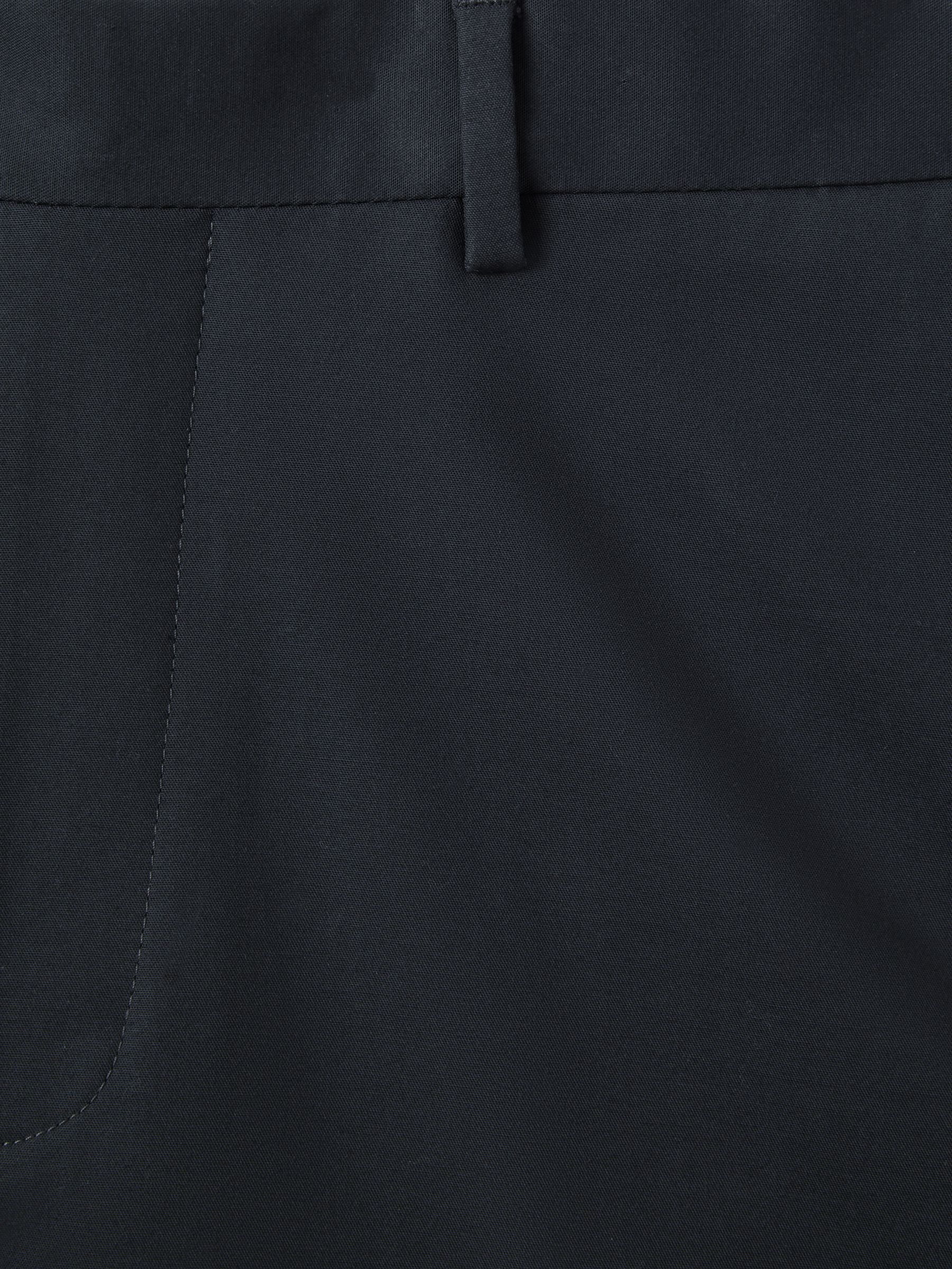 Slim Fit Cotton Blend Chinos in Steel Blue - Image 6 of 7