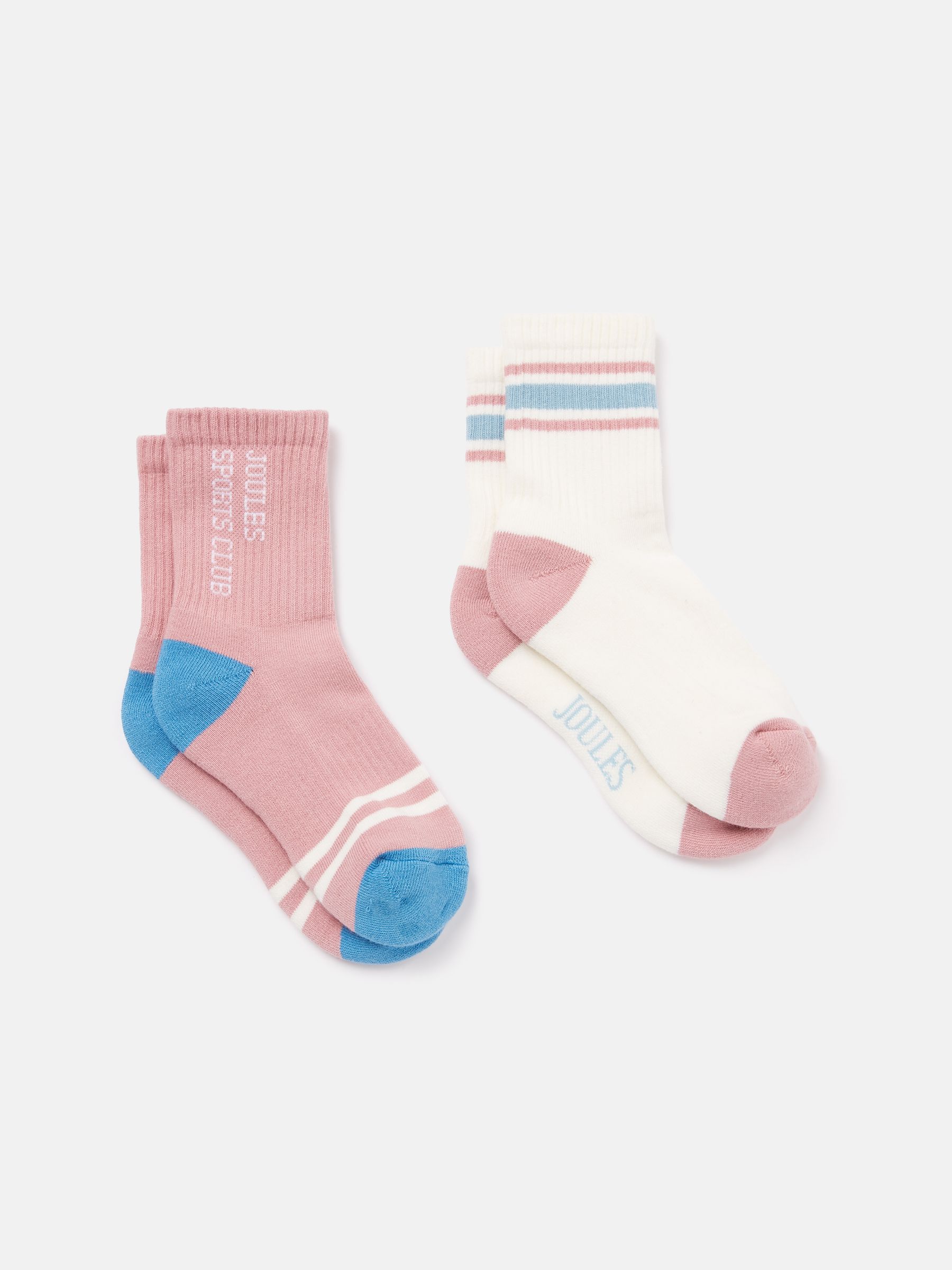 Girls' Volley Pink 2 Pack Tennis Ankle Socks - Image 1 of 3