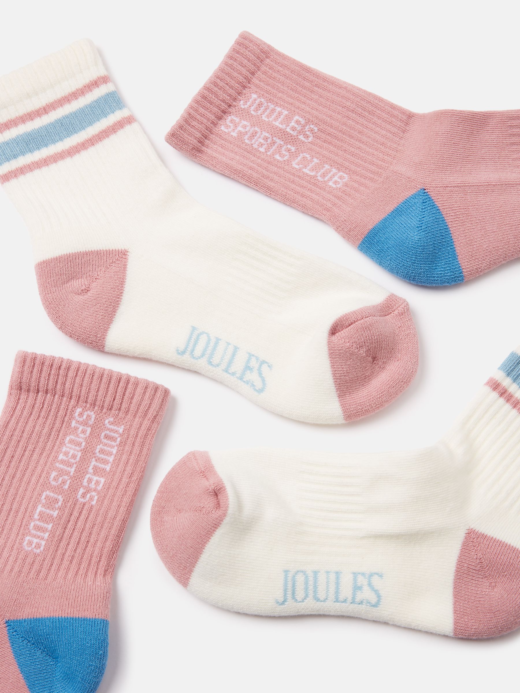 Girls' Volley Pink 2 Pack Tennis Ankle Socks - Image 2 of 3