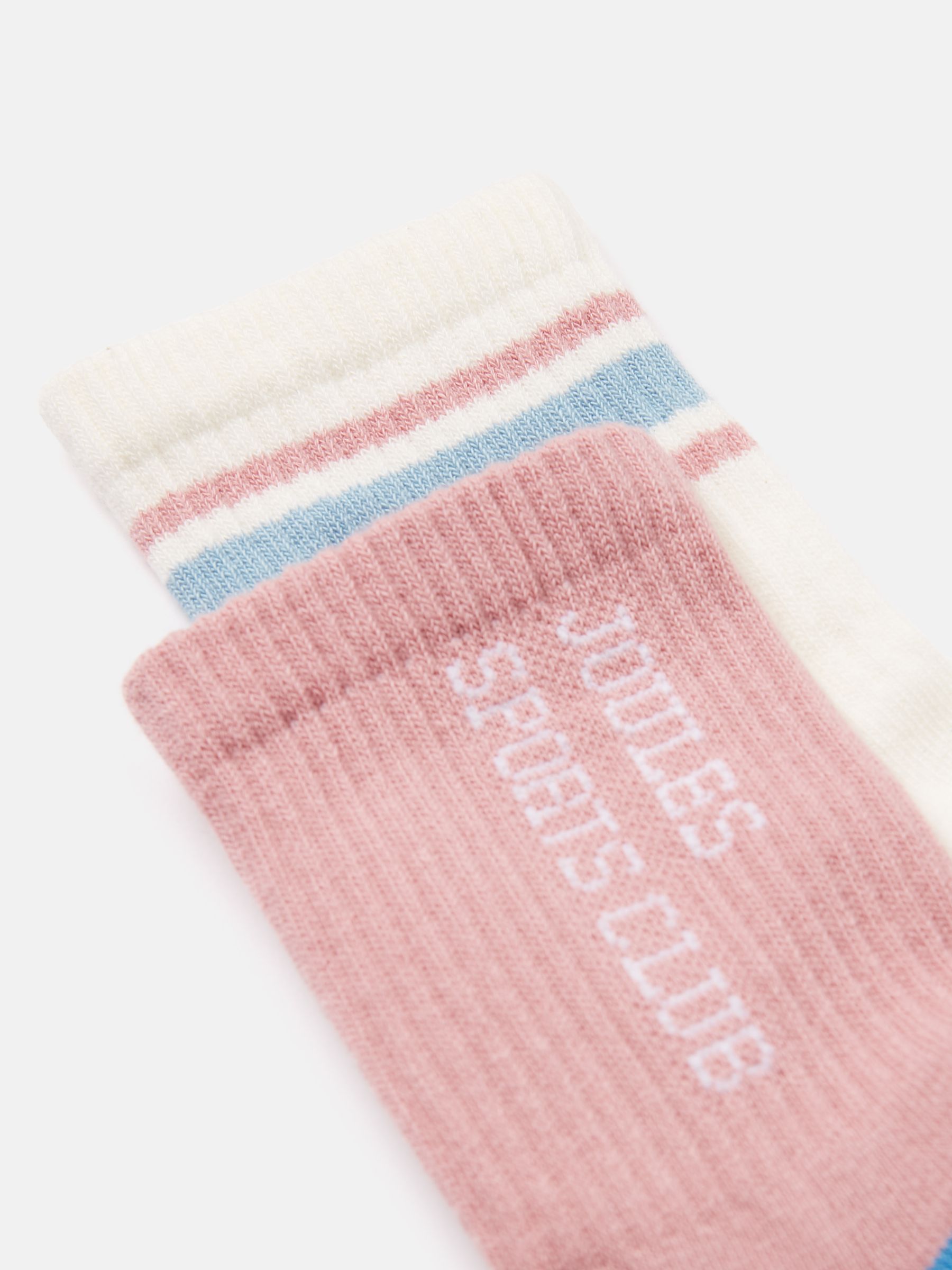 Girls' Volley Pink 2 Pack Tennis Ankle Socks - Image 3 of 3
