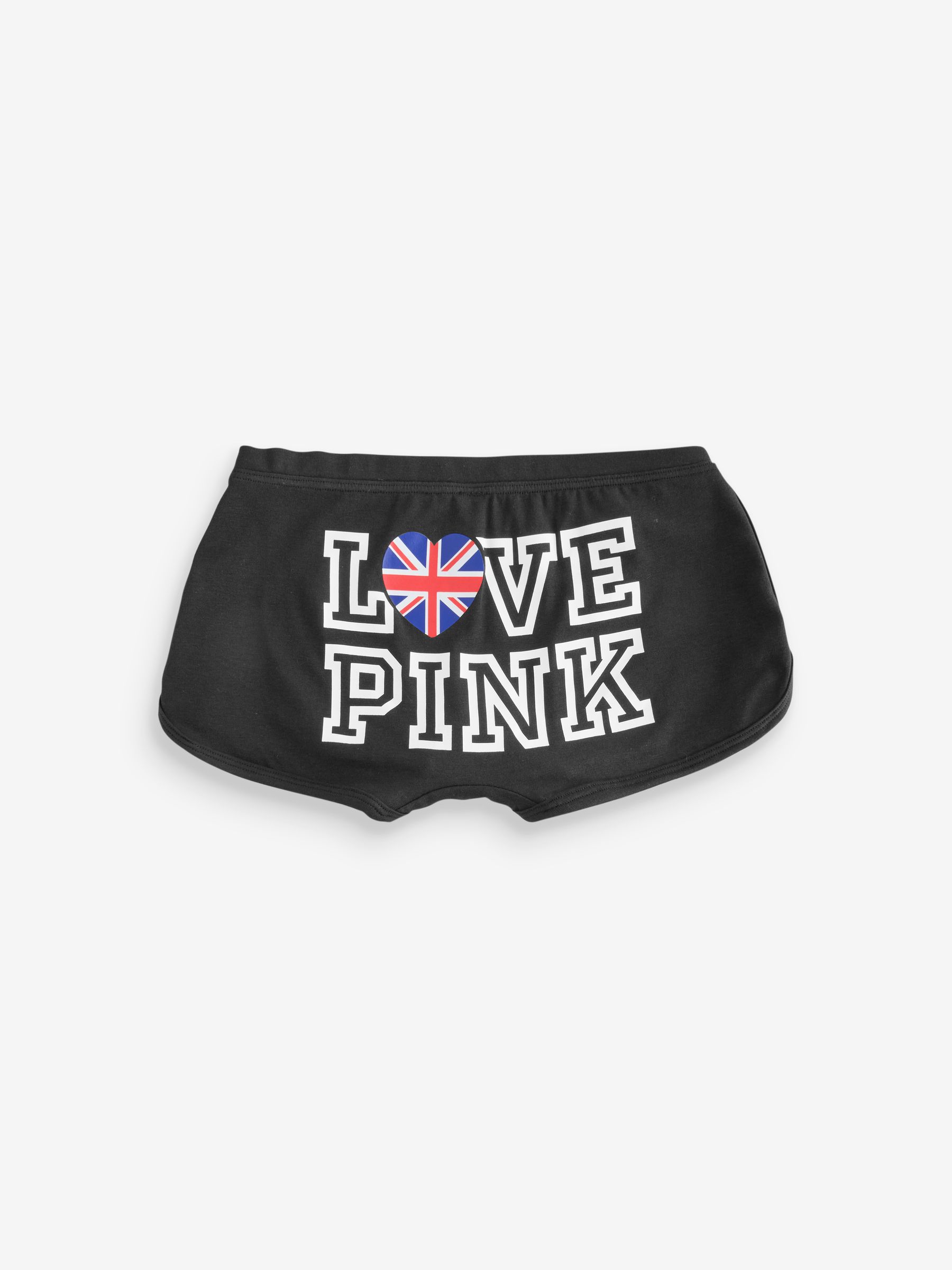 Black London Boyshort Cotton Knickers - Image 1 of 3 Black London Boyshort Cotton Knickers - Image 1 of 3