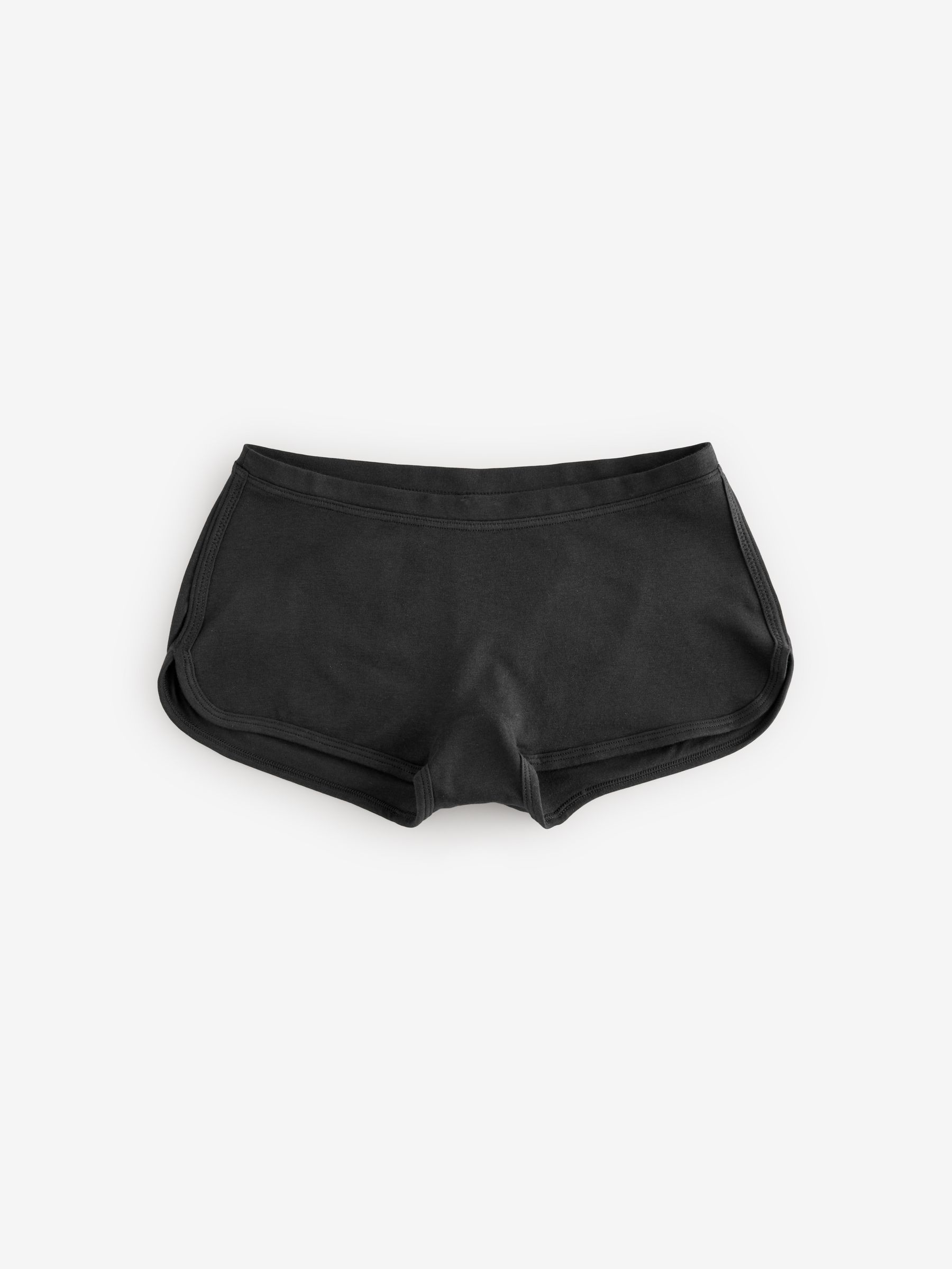 Black London Boyshort Cotton Knickers - Image 2 of 3 Black London Boyshort Cotton Knickers - Image 2 of 3