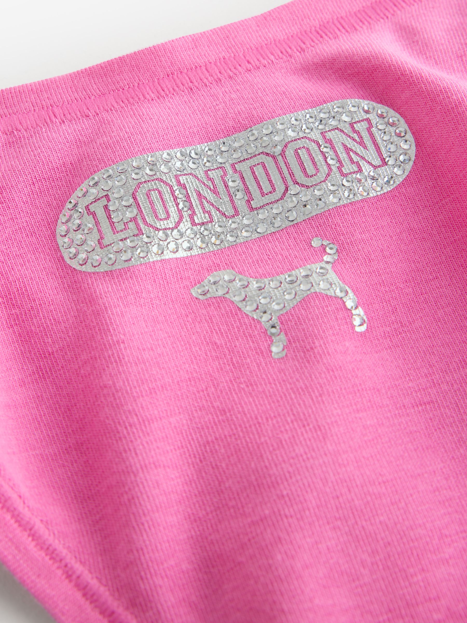 Pink Gossip London Thong Cotton Knickers - Image 2 of 2