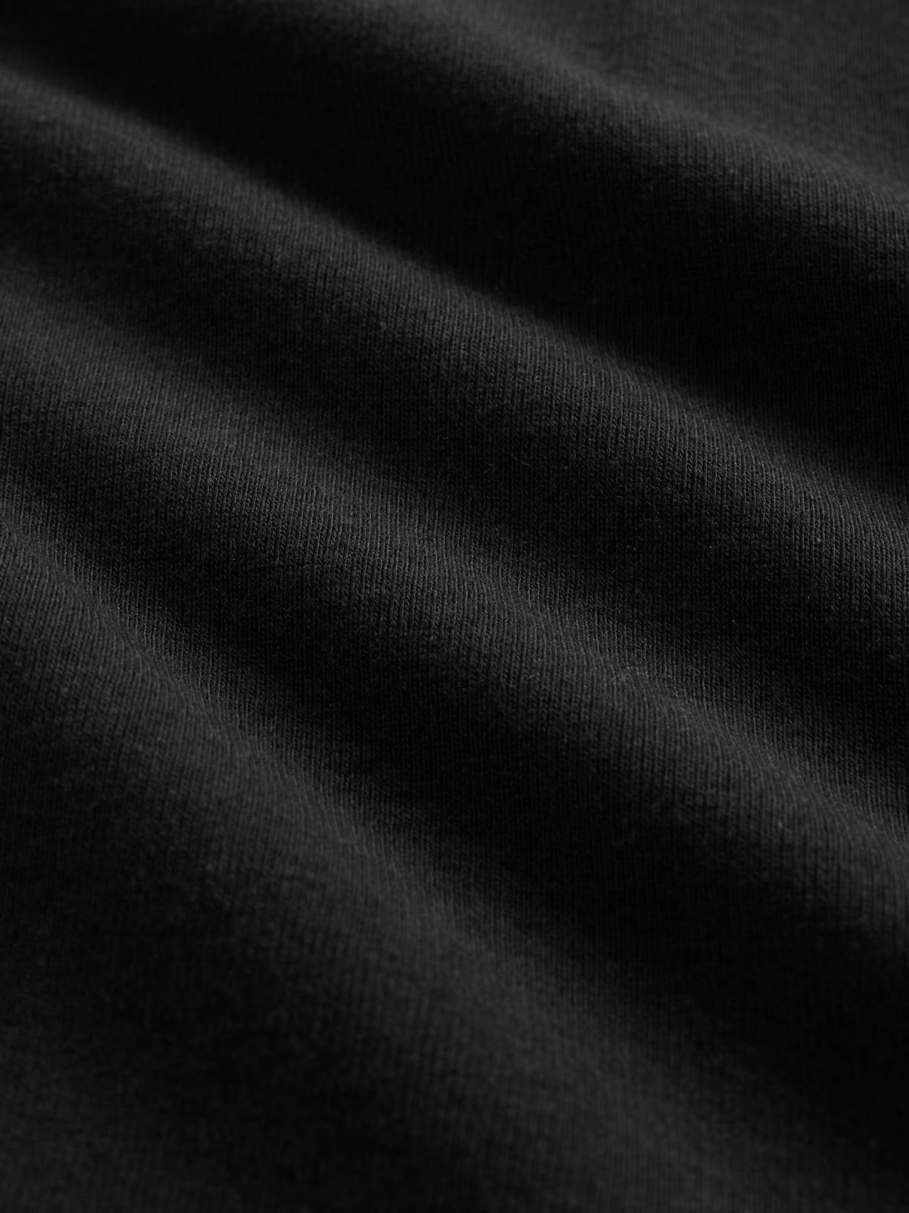 Black Modern Crew Neck Cardigan - Image 5 of 5