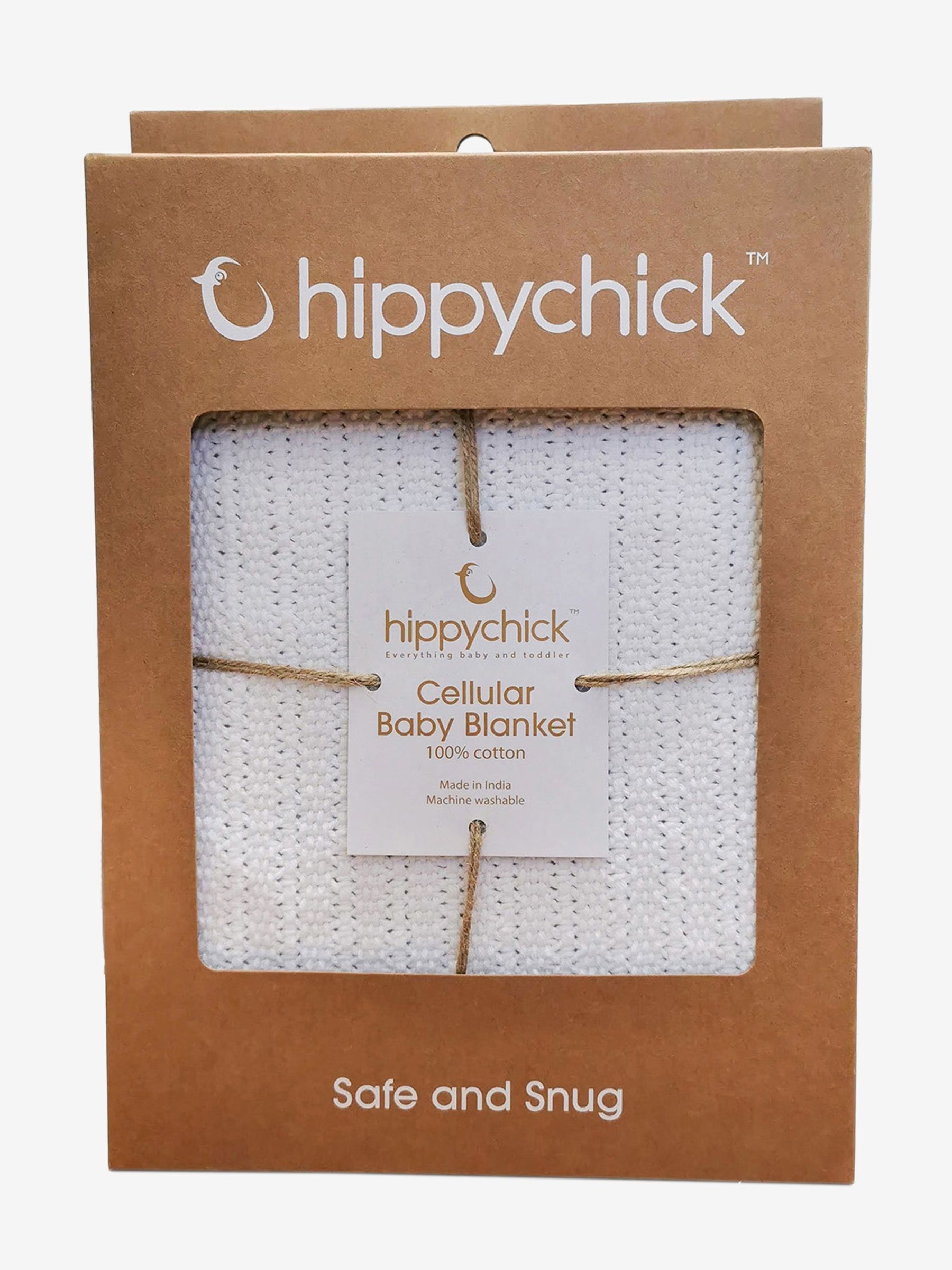 White Hippychick Cellular Blanket - Image 4 of 4
