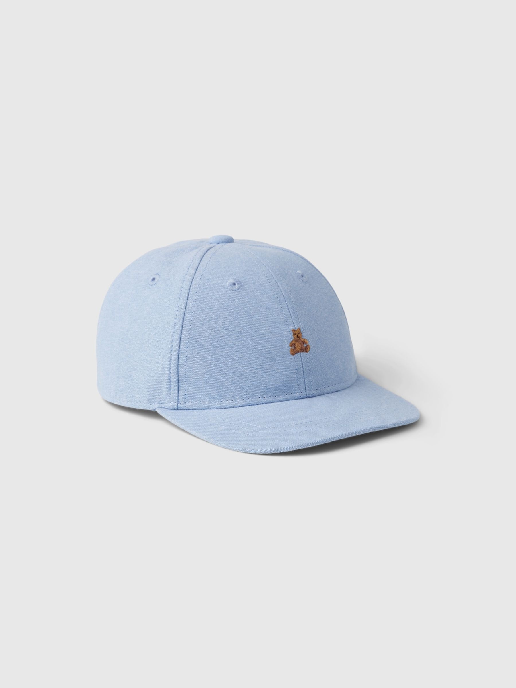 Blue Toddler Denim Brannan Bear Baseball Hat Gap
