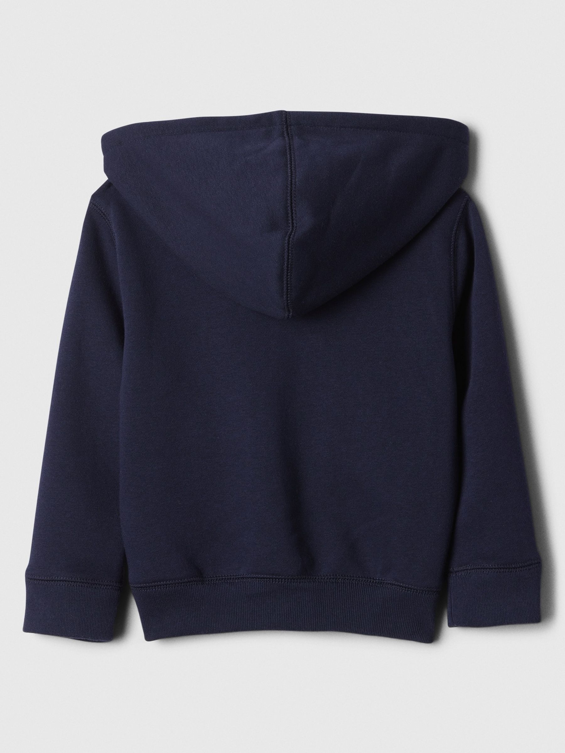 Navy Blue Logo Zip Up Hoodie (Newborn-5yrs) - Image 2 of 3