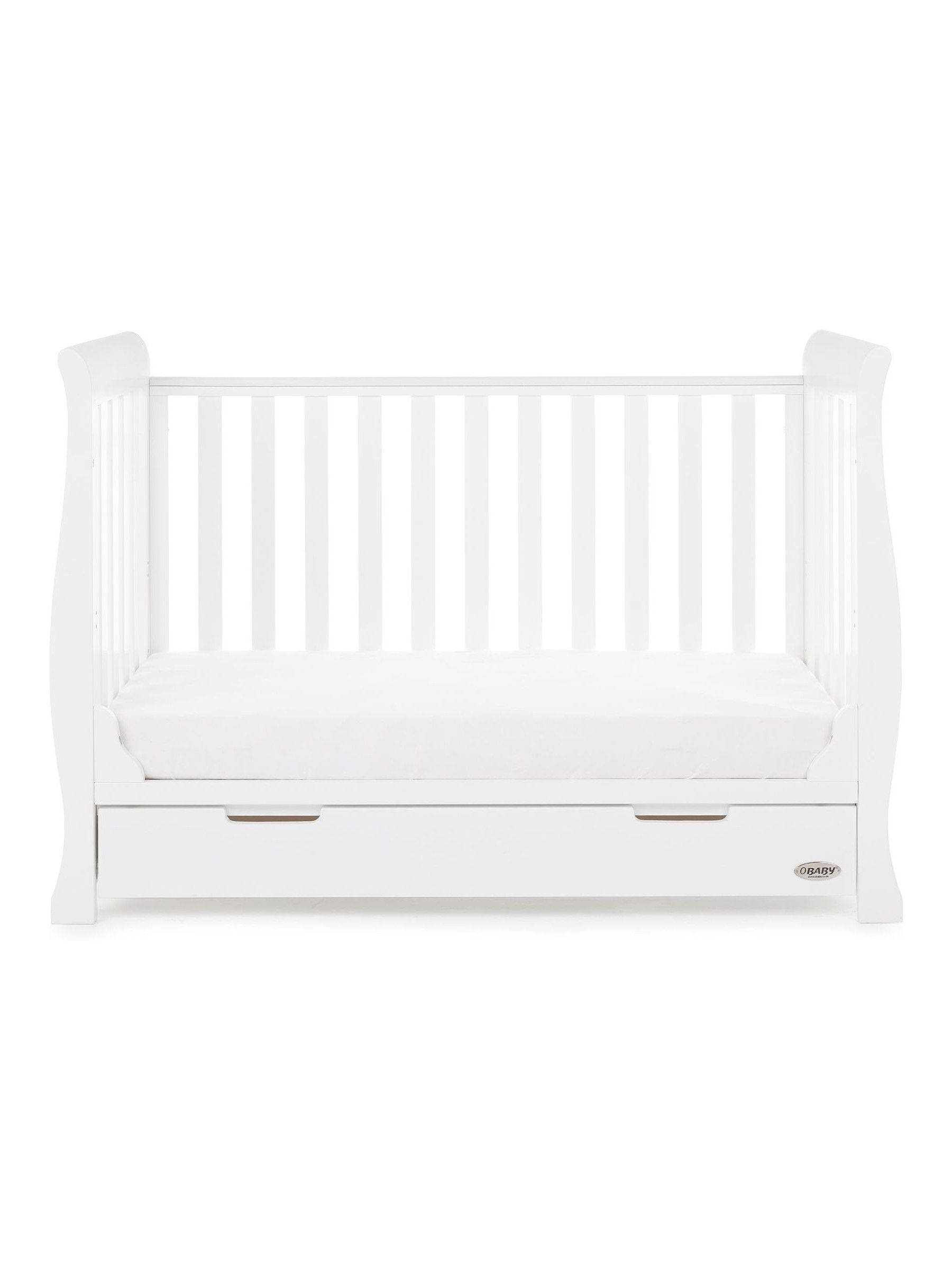 Obaby White Stamford Mini Cot Bed - Image 7 of 8