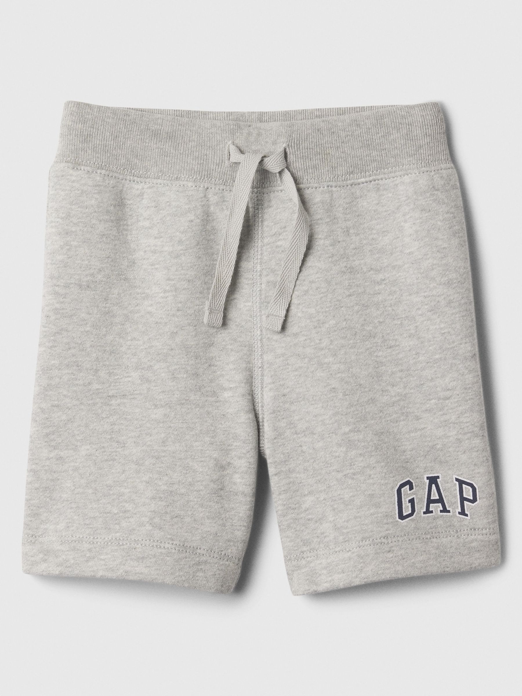 Grey Pull On Logo Baby Jogger Shorts (Newborn-5yrs) - Image 1 of 3 Grey Pull On Logo Baby Jogger Shorts (Newborn-5yrs) - Image 1 of 3