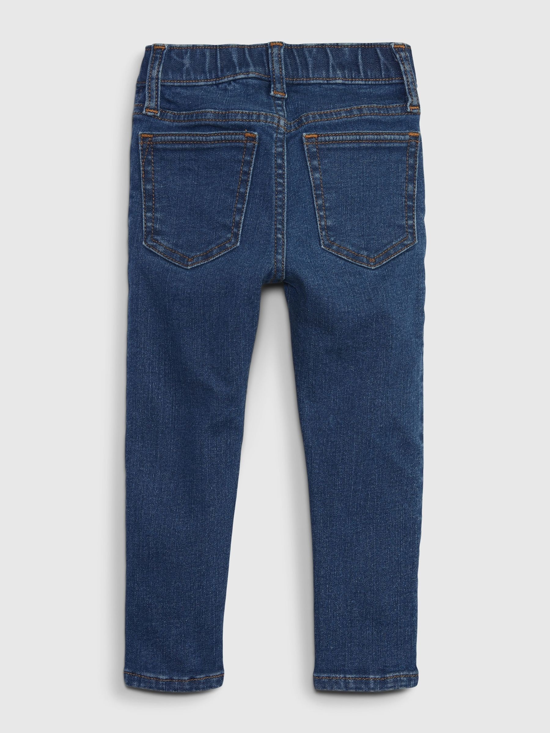 Mid Wash Blue Skinny Stretch Jeans (Newborn-5yrs) - Image 2 of 3