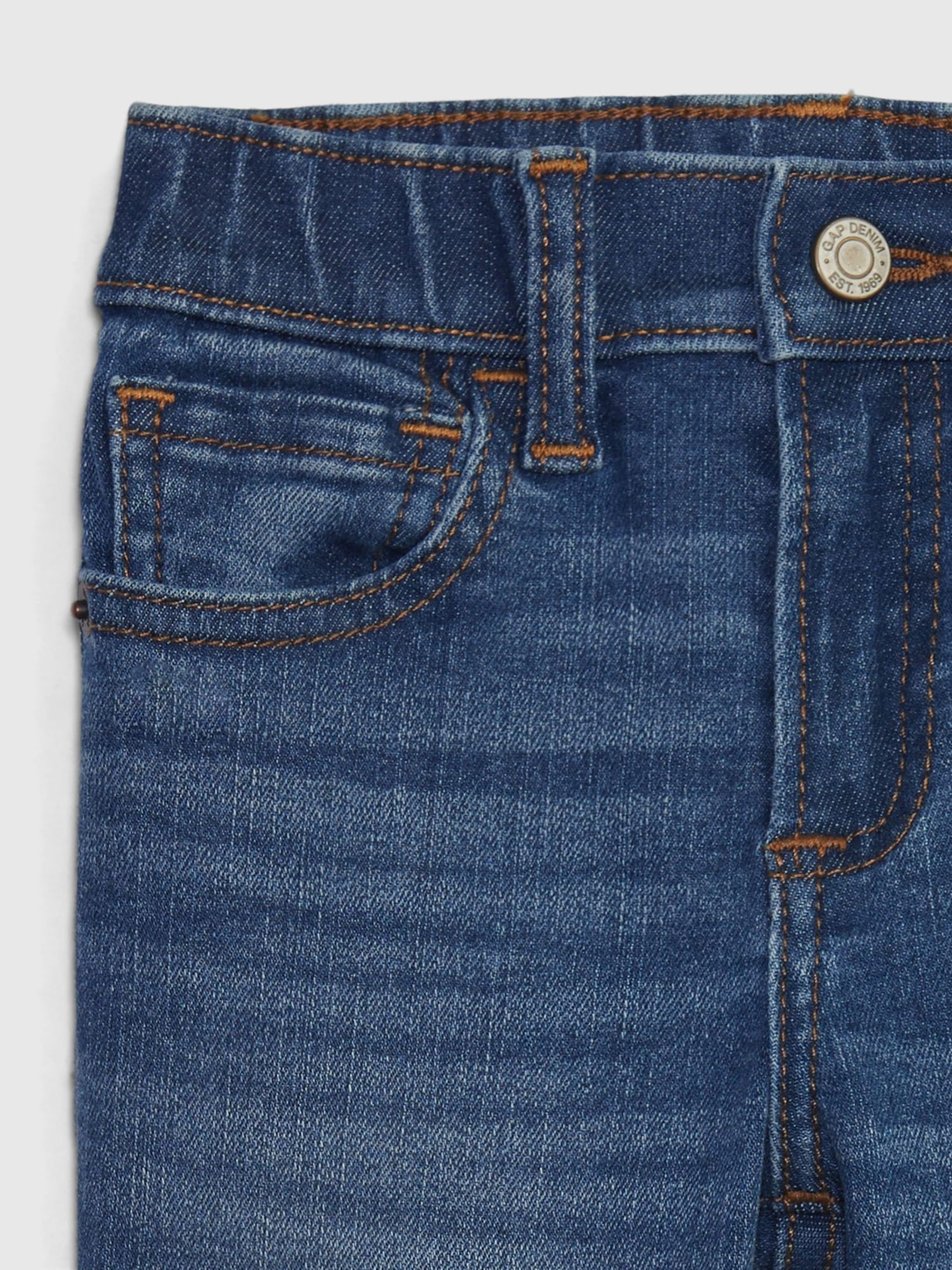 Mid Wash Blue Skinny Stretch Jeans (Newborn-5yrs) - Image 3 of 3