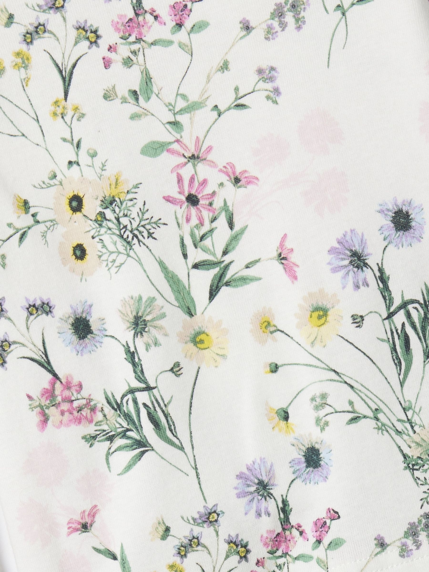 White Organic Cotton Graphic Print Pyjama Set (12mths-5yrs) - Image 3 of 3