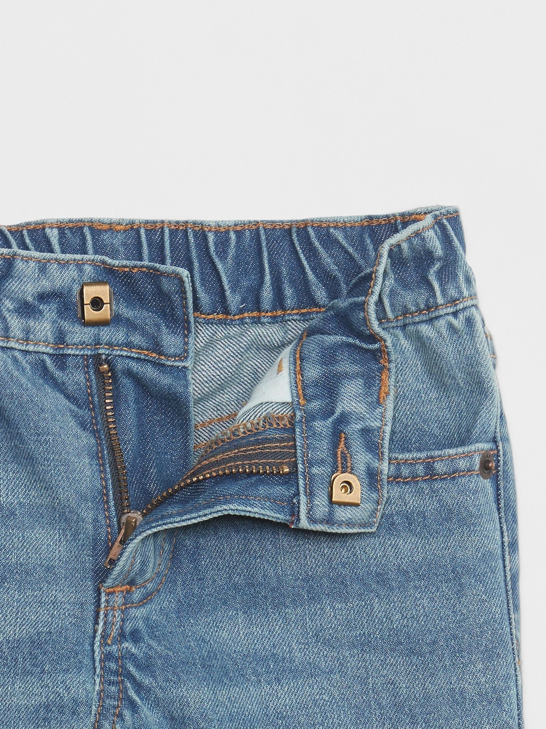 Light Wash Blue Original Straight Fit Distressed Jeans (3mths-5yrs) - Image 4 of 4