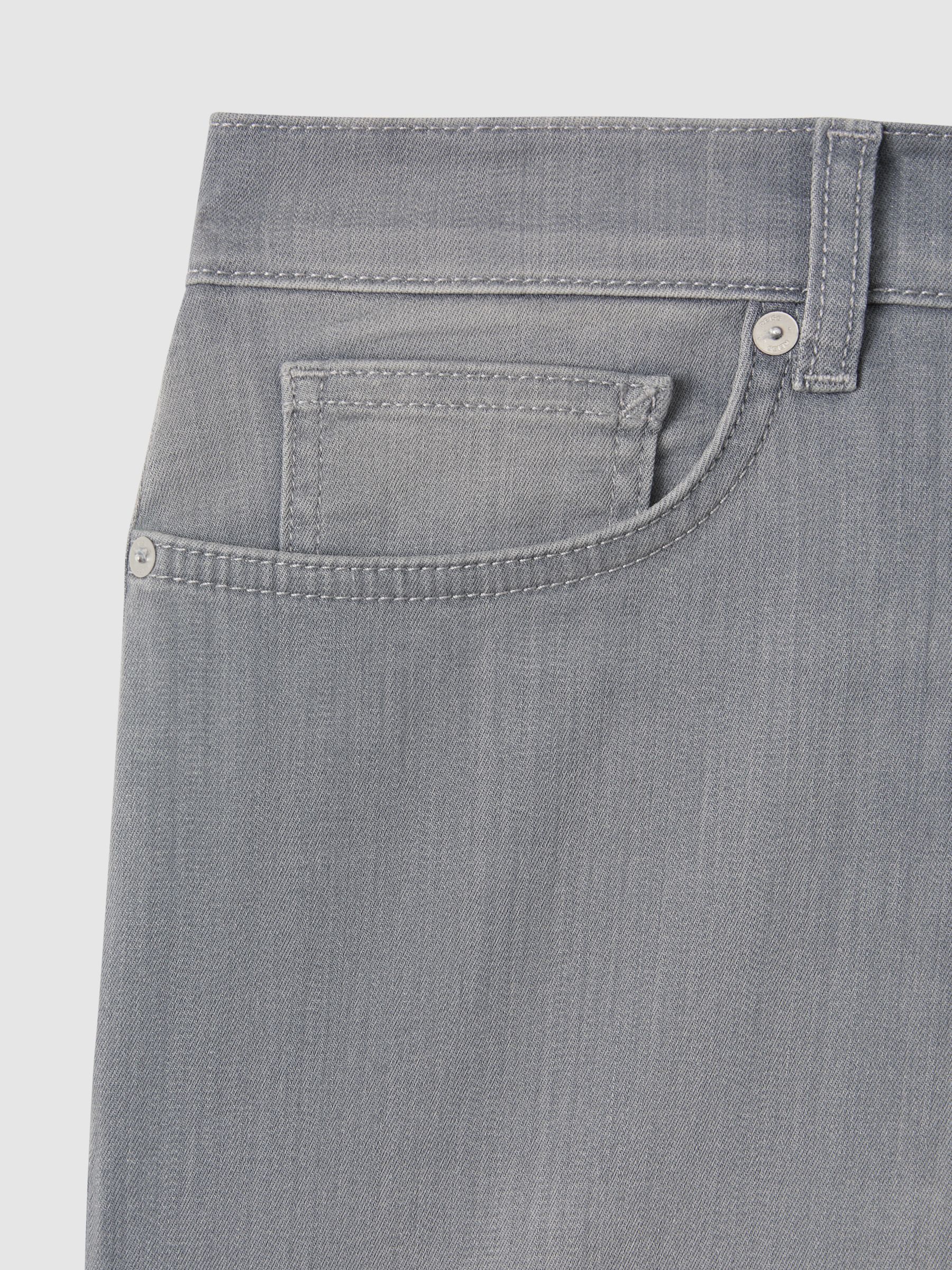 Slim Fit Jersey Jeans in Grey - Image 5 of 6