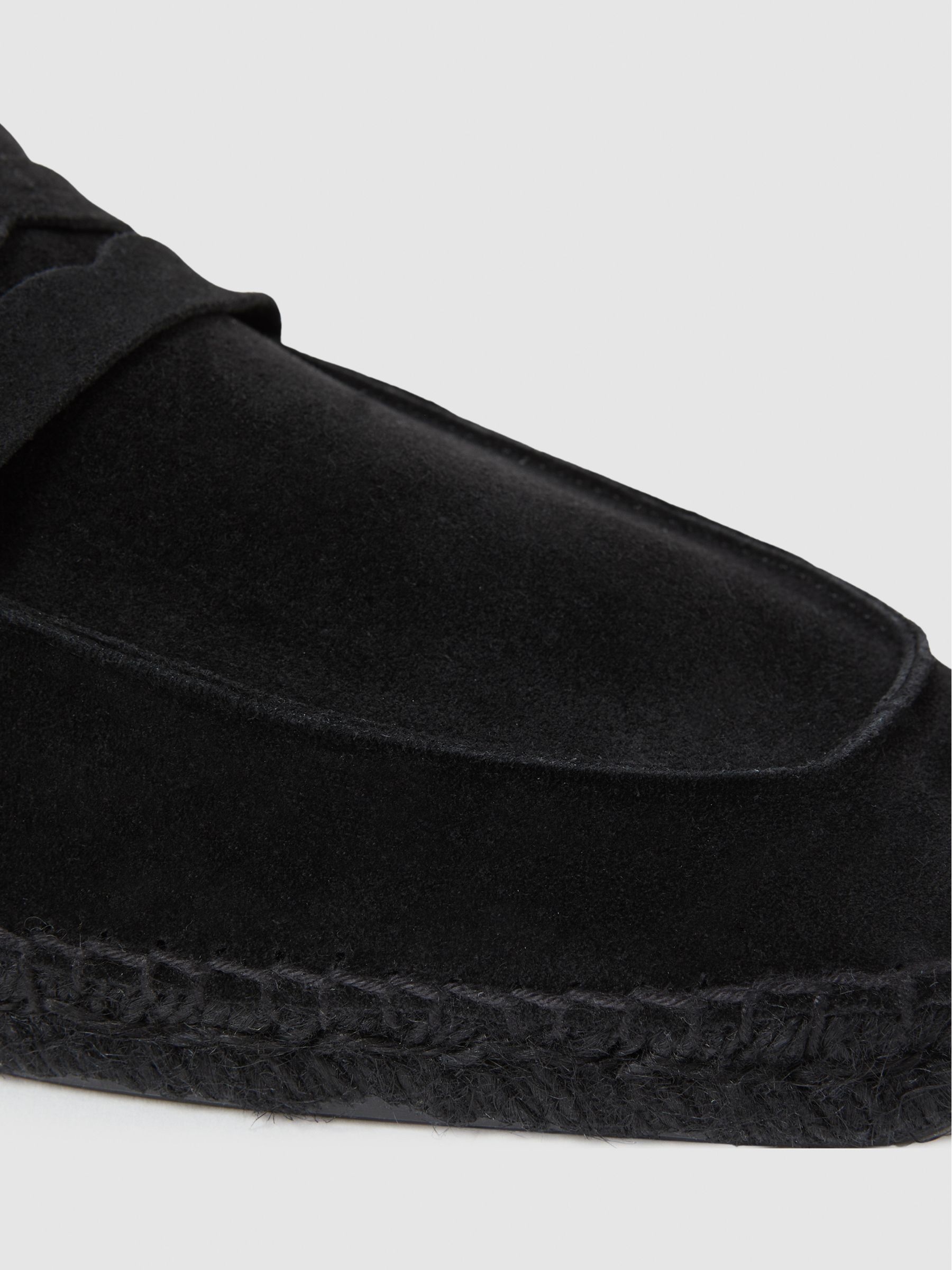 Suede Summer Shoes in Black - Image 5 of 5