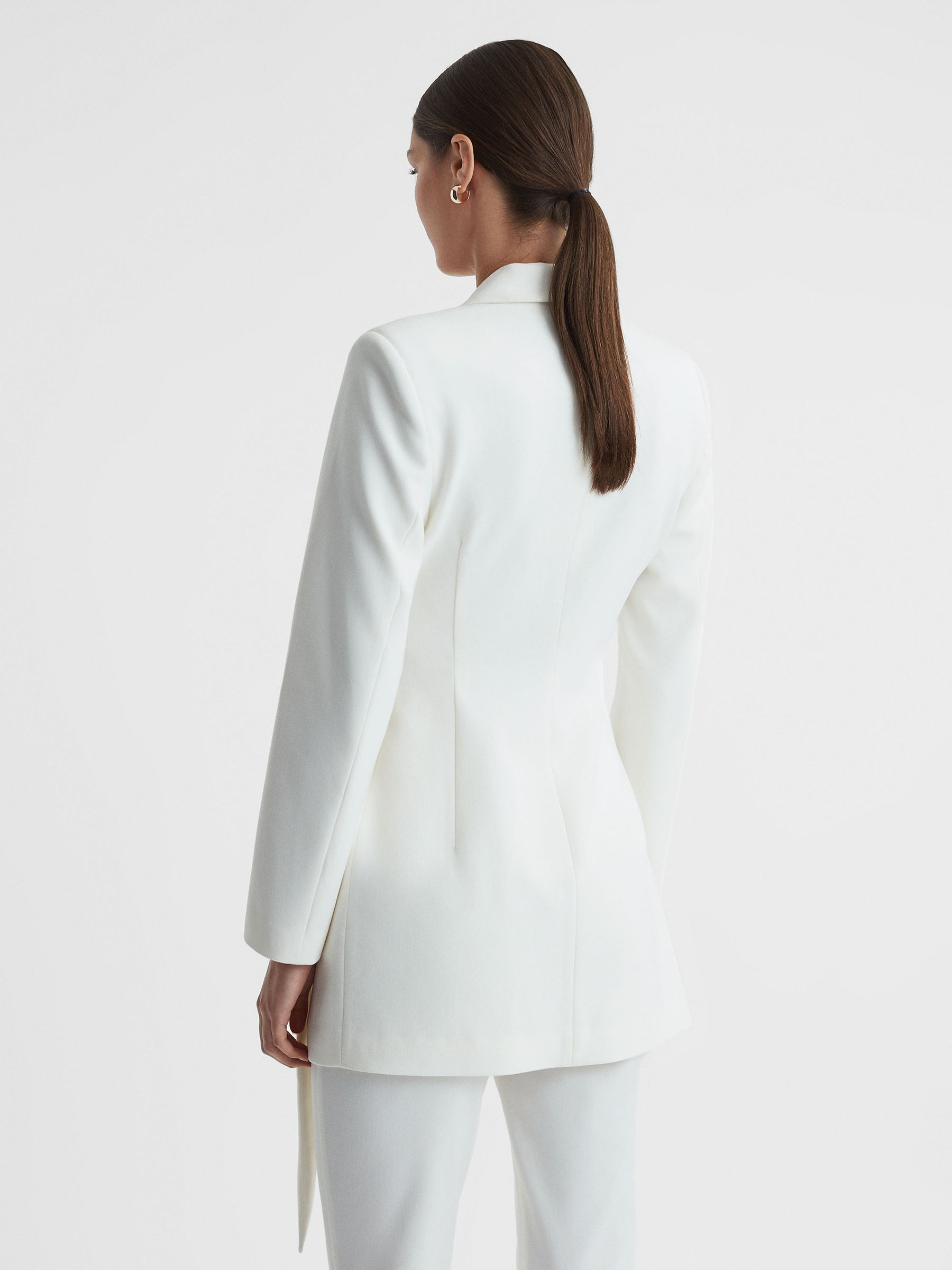 Significant Other Double Breasted Blazer Mini Dress in Cream - Image 5 of 6