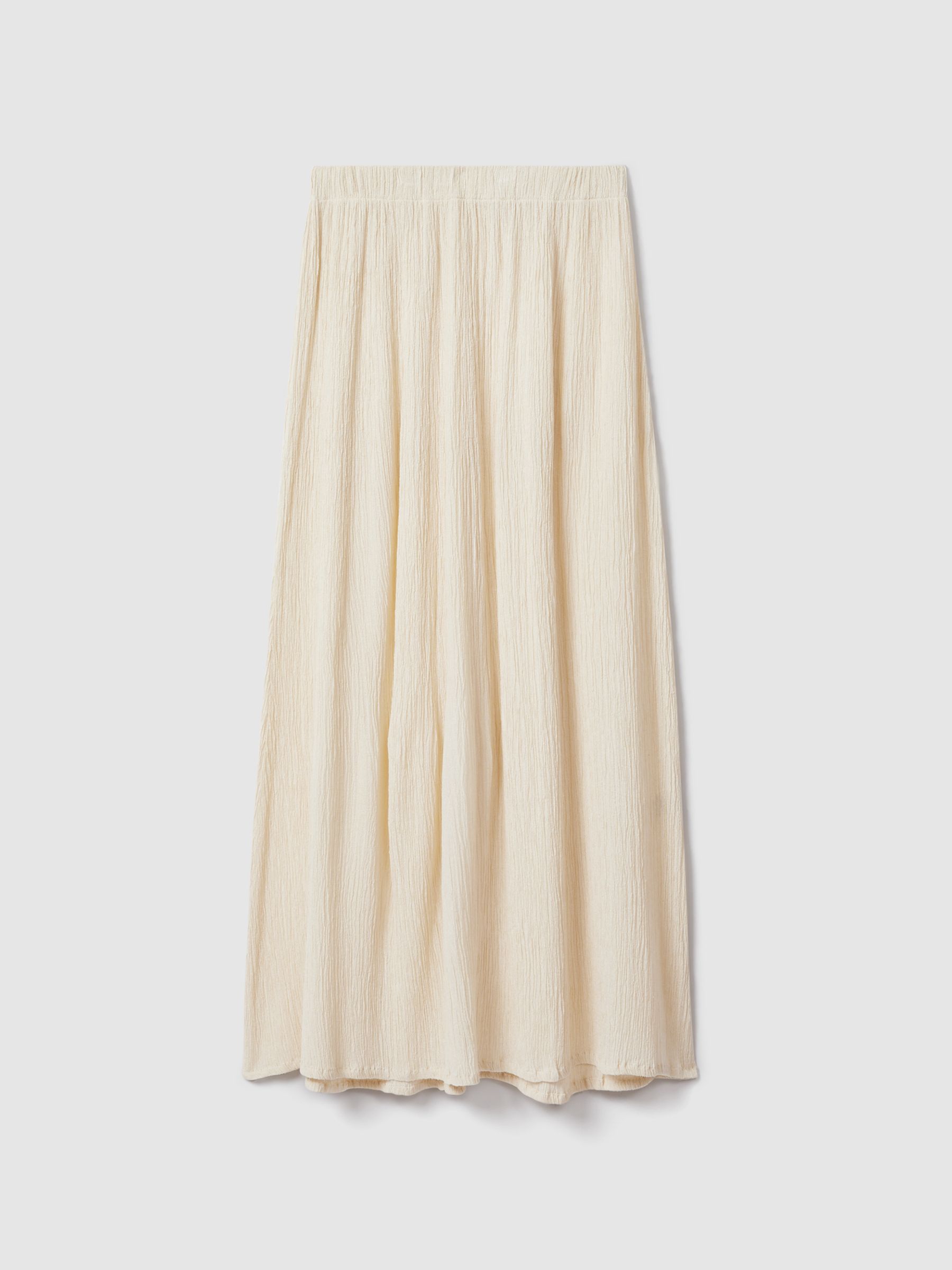 Savannah Morrow Cream Silk Blend Maxi Skirt in Cream - Image 2 of 4 Savannah Morrow Cream Silk Blend Maxi Skirt in Cream - Image 2 of 4