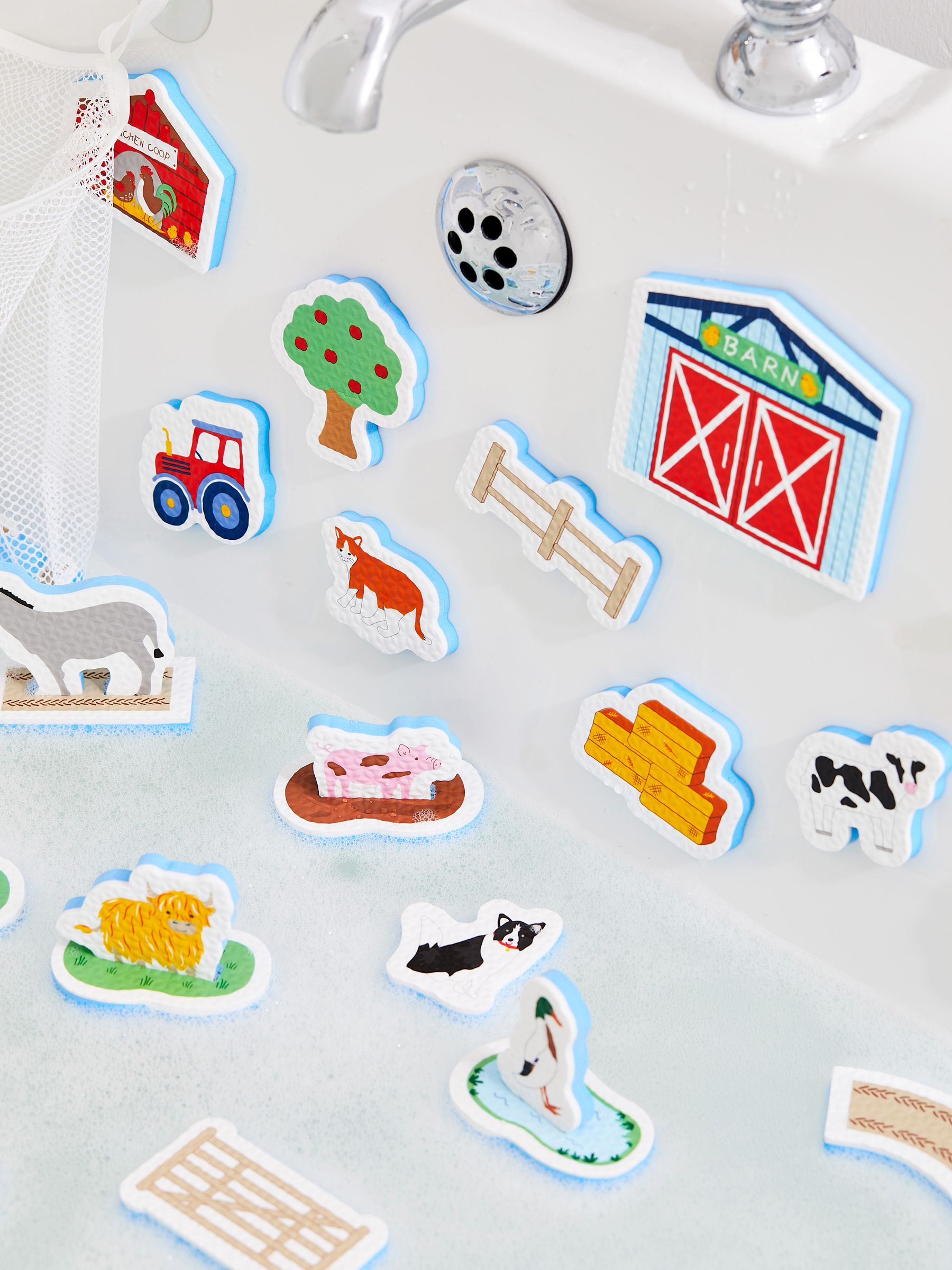 Farm Foam Bath Shapes - Image 1 of 4