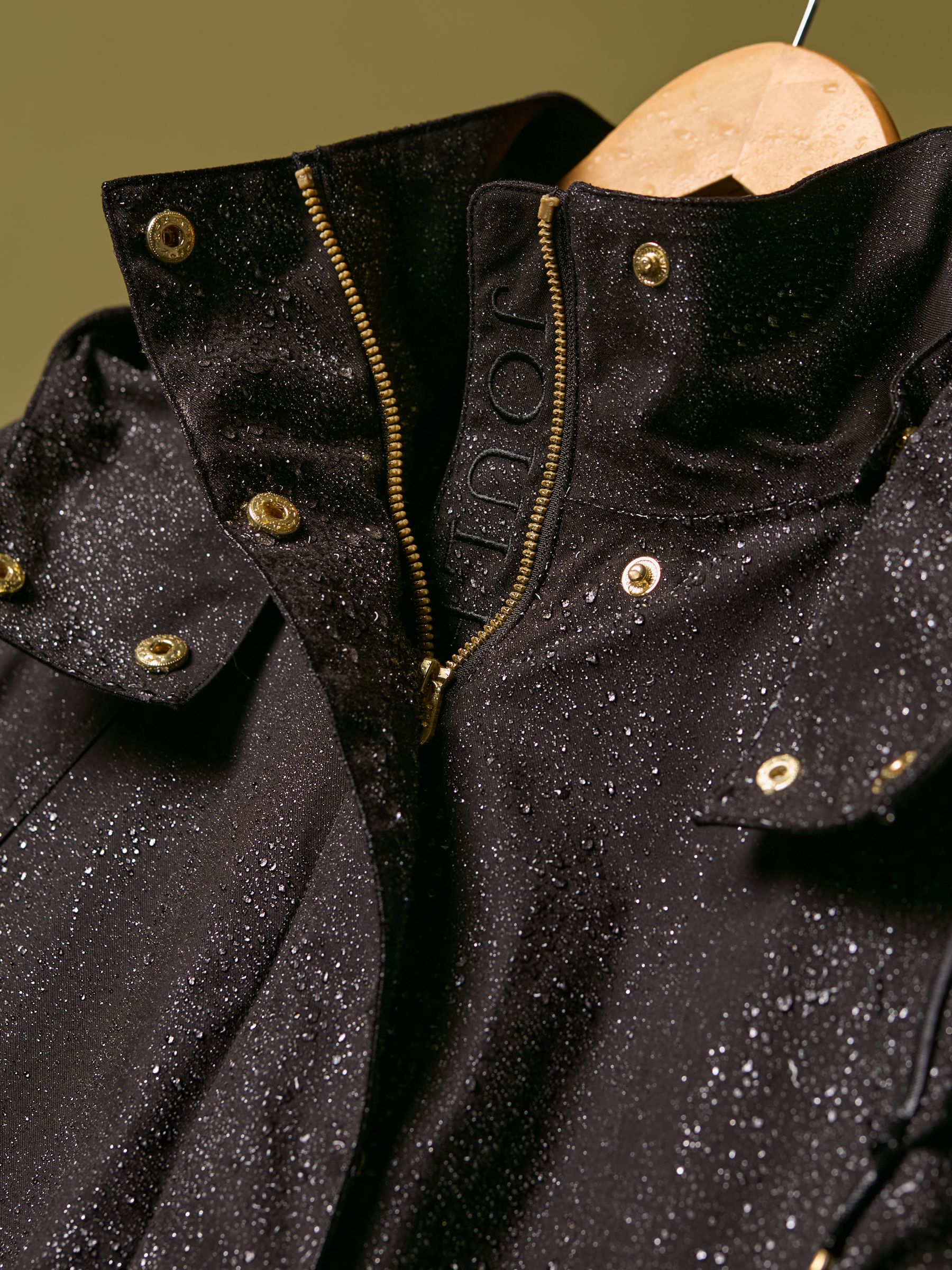 Edinburgh Black Premium Waterproof Hooded Raincoat - Image 10 of 11