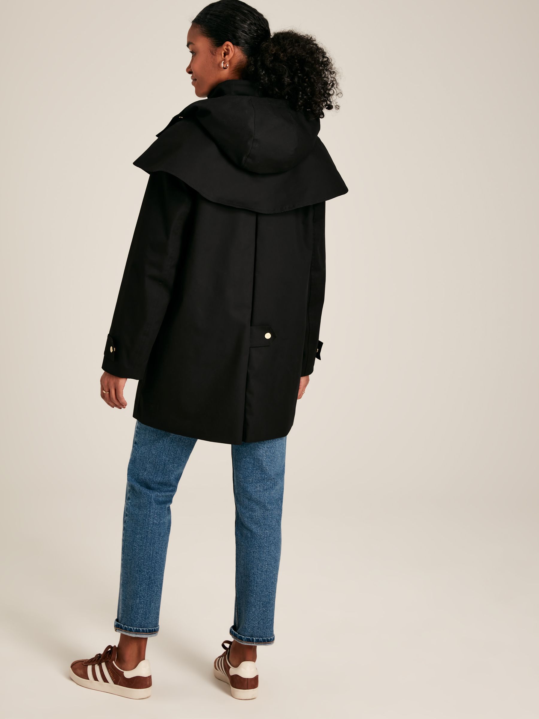 Edinburgh Black Premium Waterproof Hooded Raincoat - Image 3 of 11