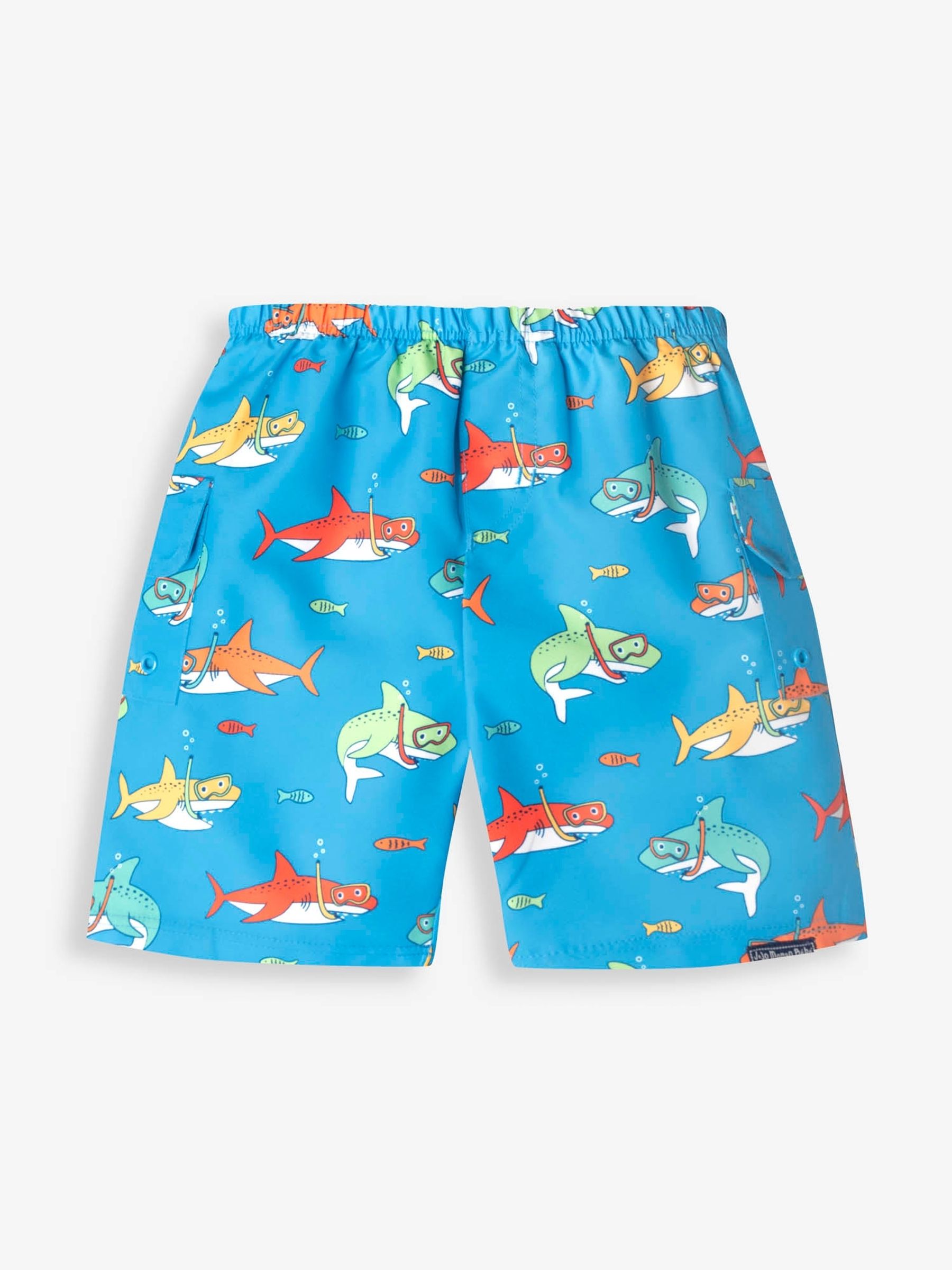 Blue Shark No Nappy Swim Shorts - Image 5 of 5