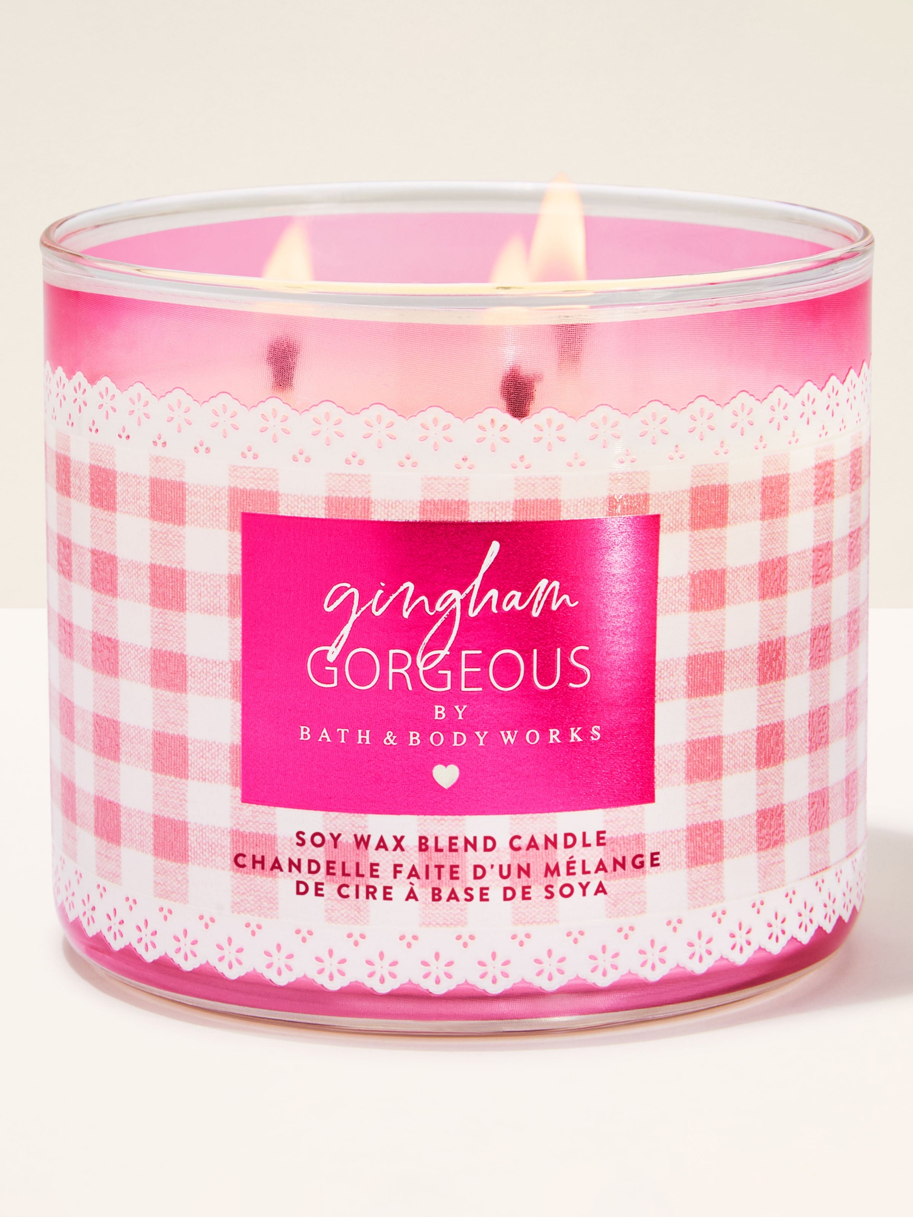 Gingham Gorgeous 3-Wick Candle 411g - Image 1 of 3 Gingham Gorgeous 3-Wick Candle 411g - Image 1 of 3