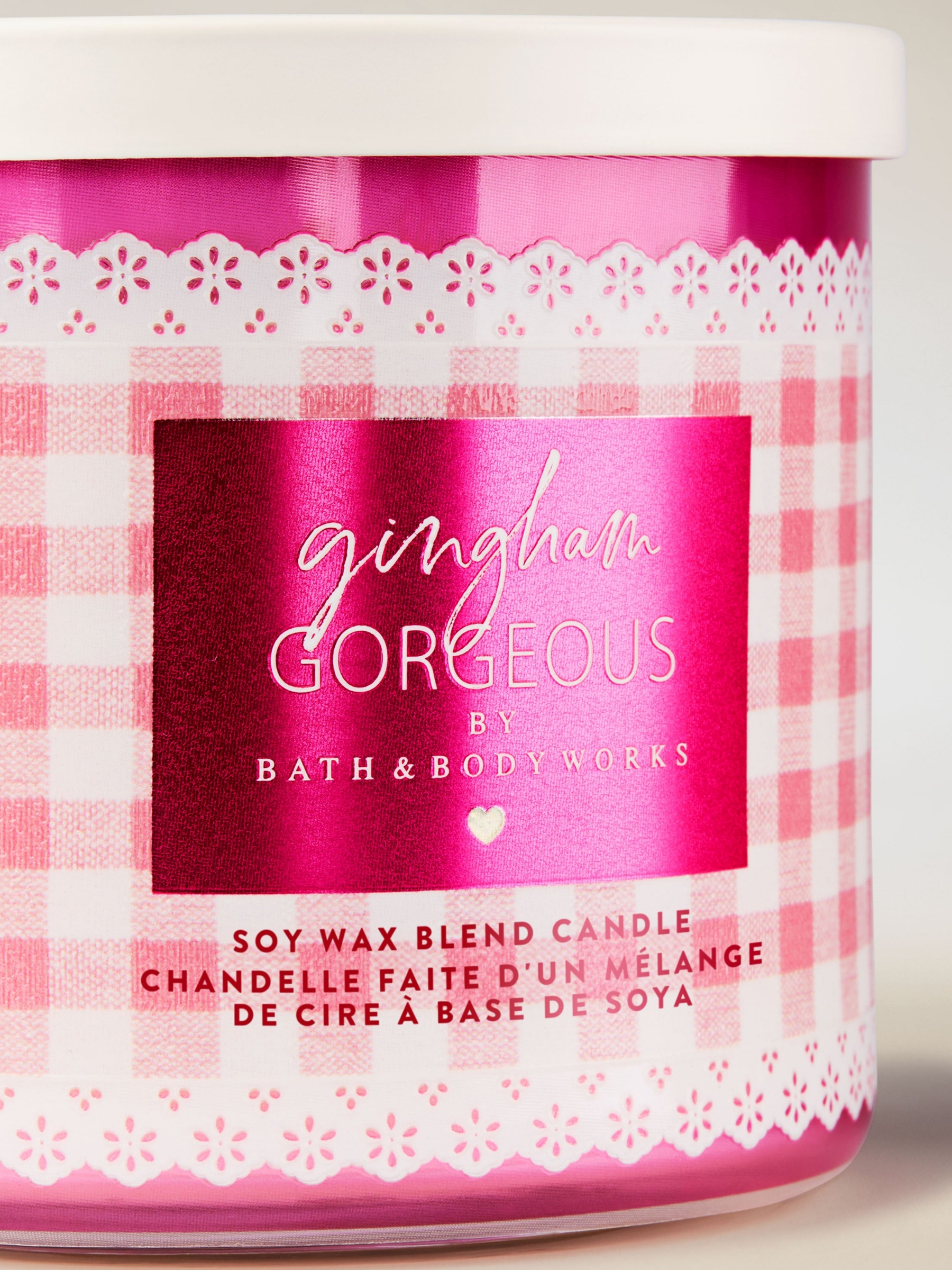 Gingham Gorgeous 3-Wick Candle 411g - Image 2 of 3