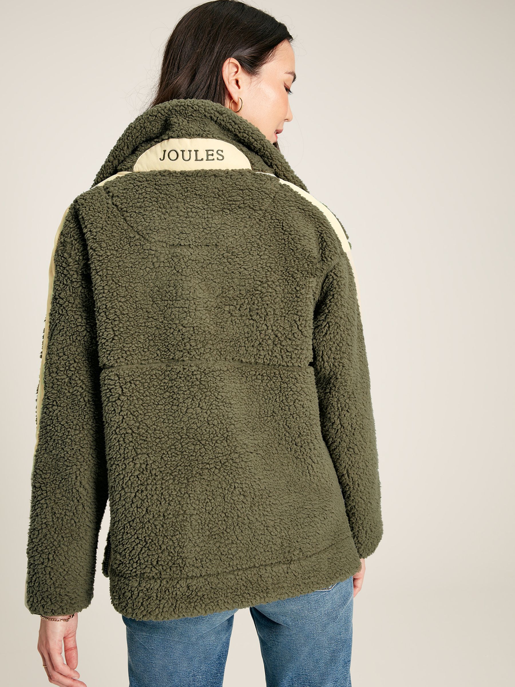 Tilly Green Half Zip Borg Fleece - Image 2 of 8