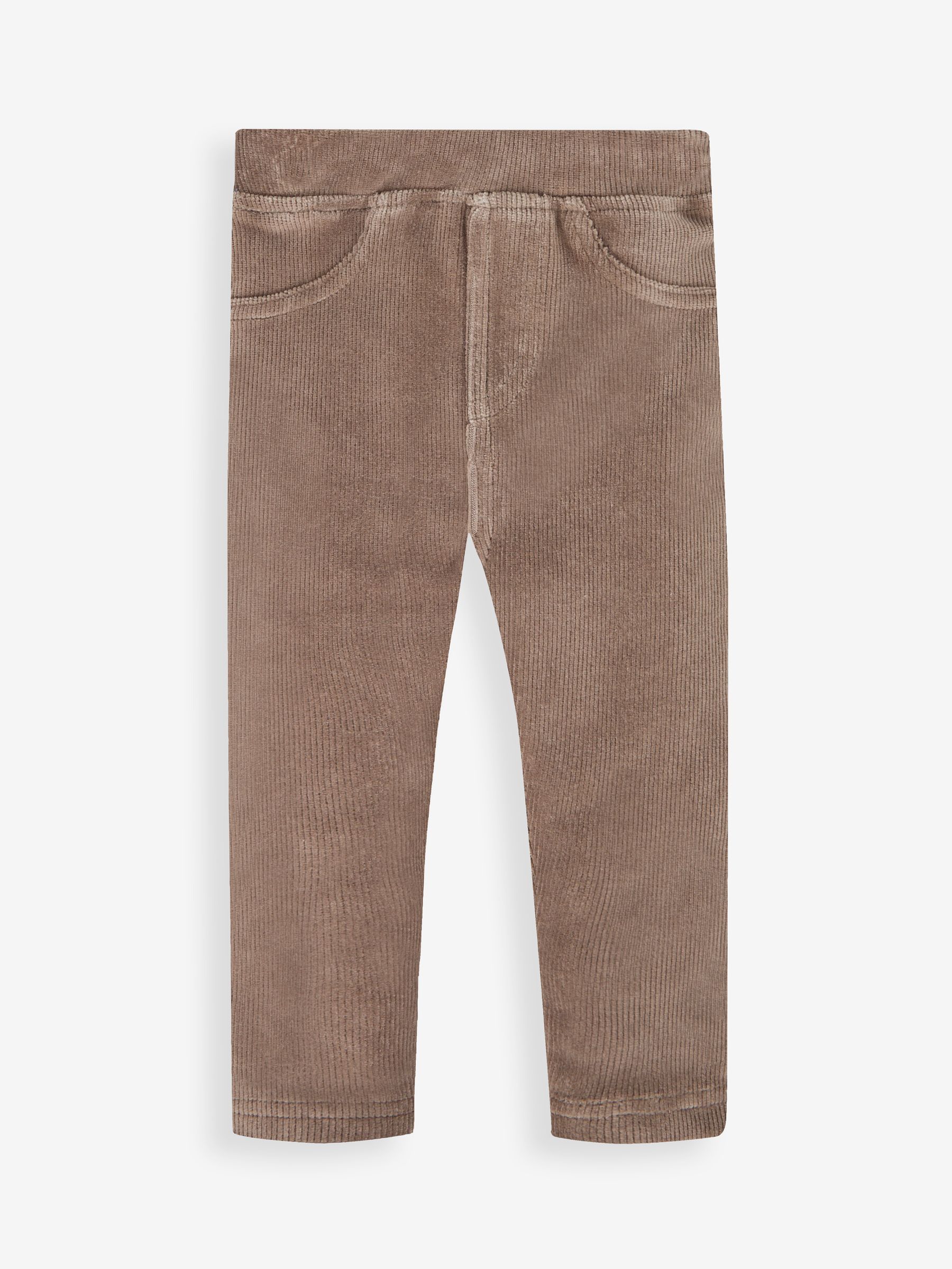 Fawn Brown & Mustard Yellow 2-Pack Jersey Cord Jeggings - Image 2 of 8