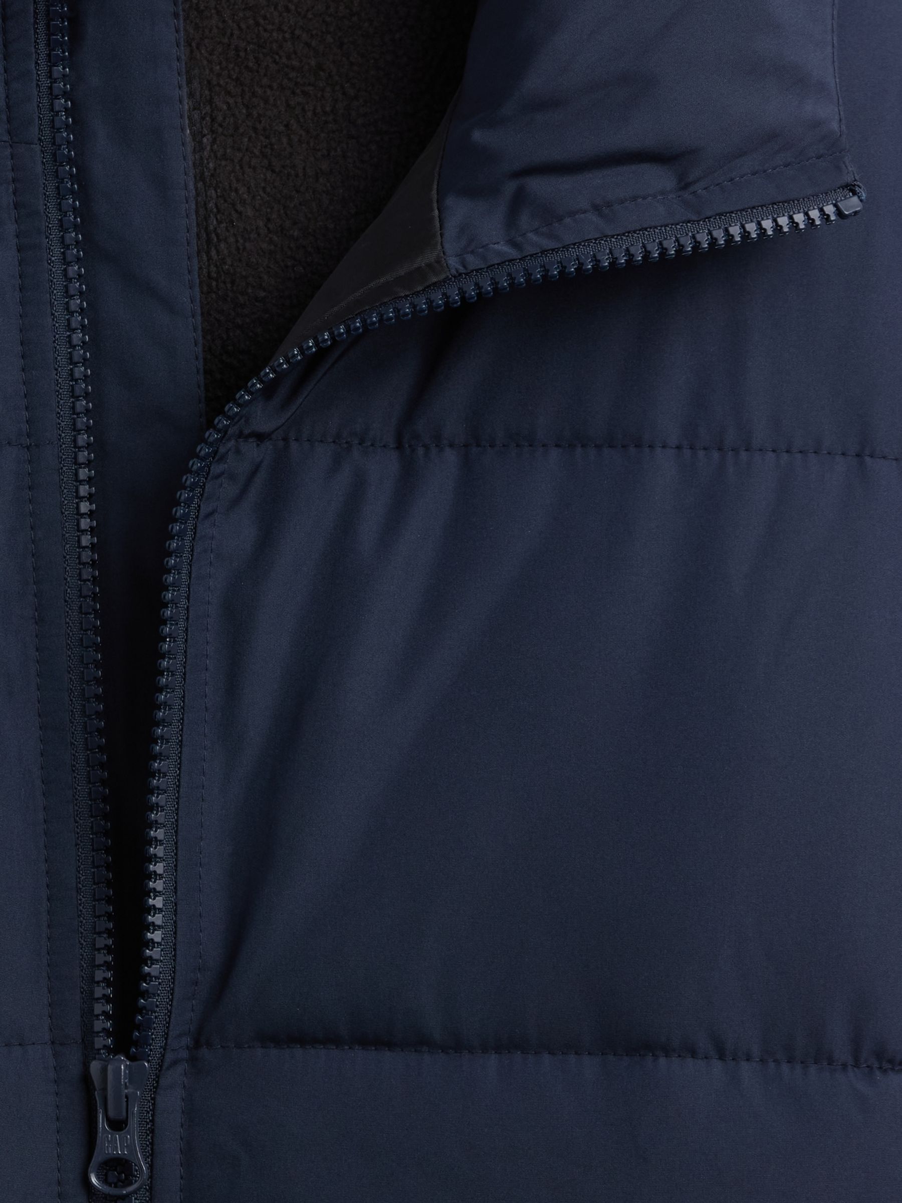 Navy Relaxed Puffer Parka - Image 4 of 5