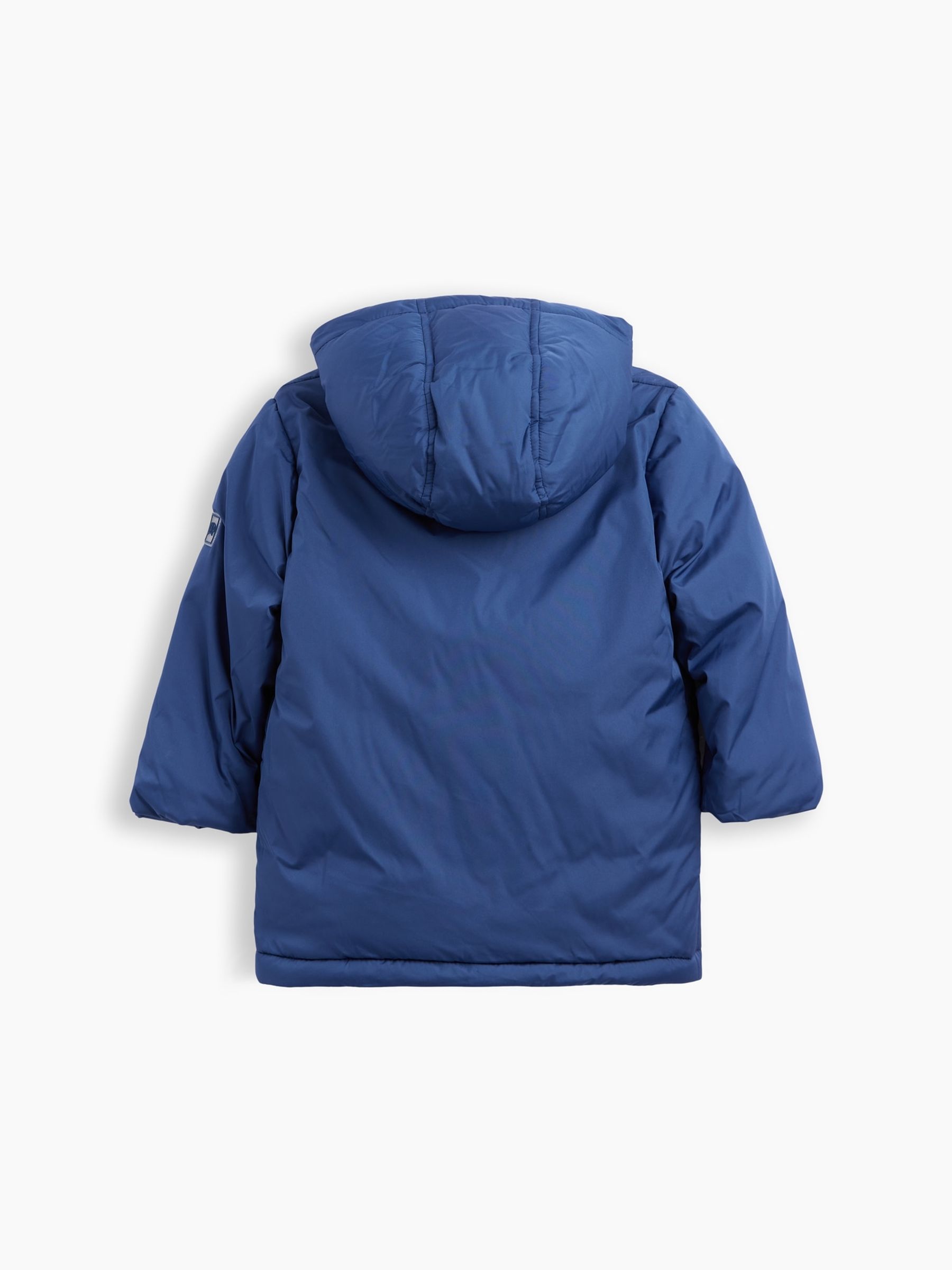 Blue Sherpa Hooded Parka - Image 2 of 3