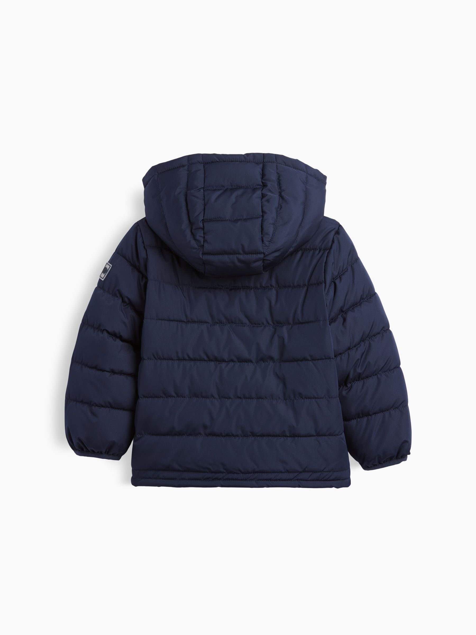Navy Hooded Puffer Coat - Image 2 of 3