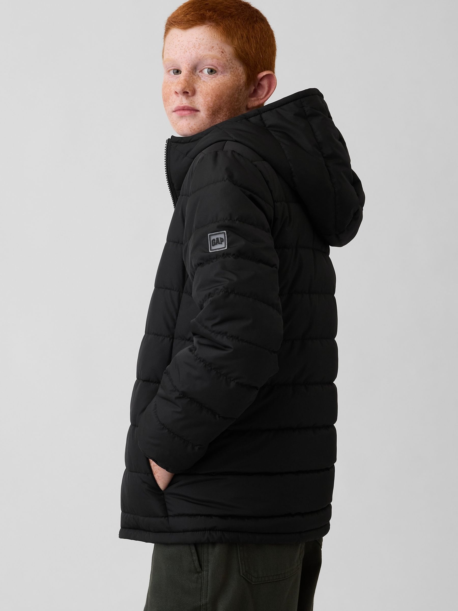 Black Puffer Jacket - Image 2 of 5