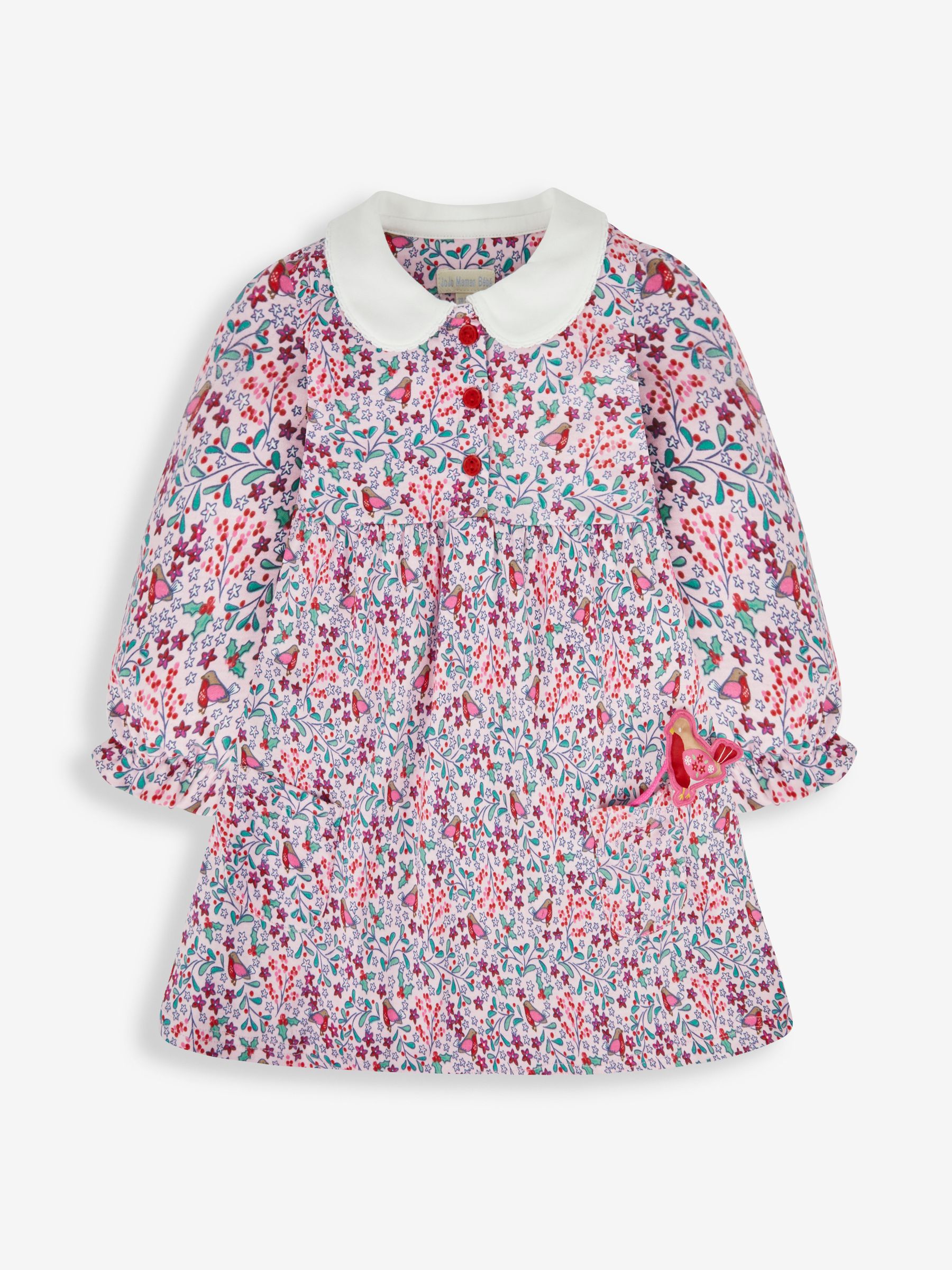Pink Girls' Pretty Robin Peter Pan Dress - Image 2 of 4