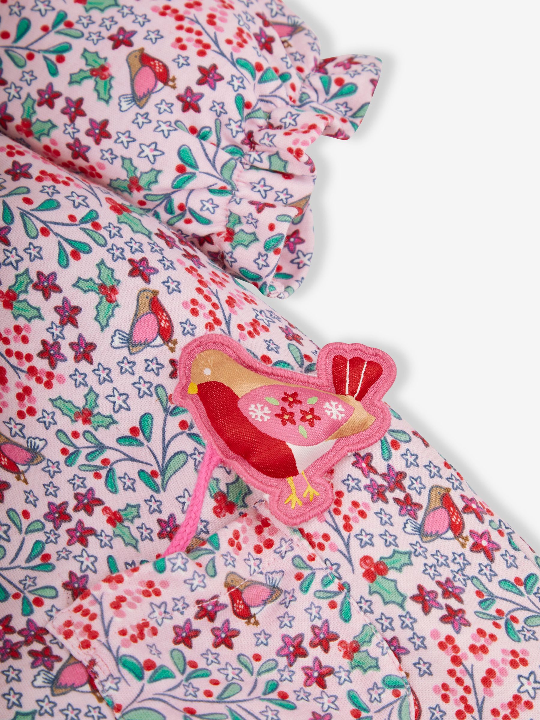 Pink Girls' Pretty Robin Peter Pan Dress - Image 4 of 4