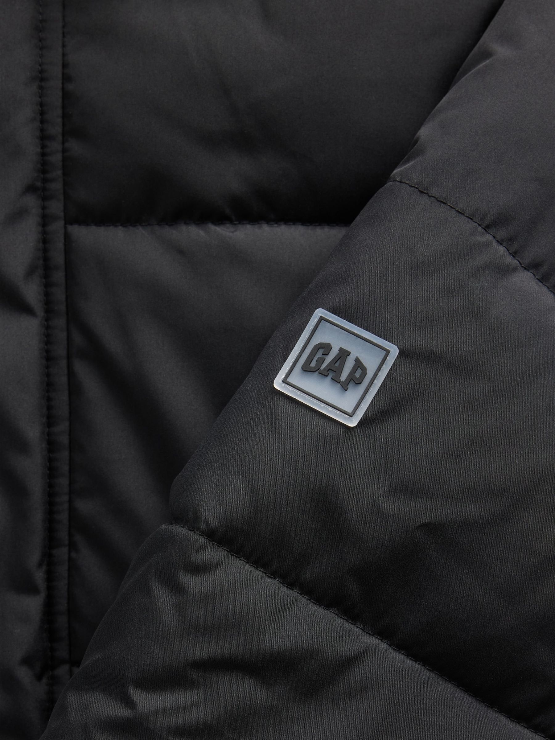 Black Relaxed Puffer Parka - Image 5 of 5