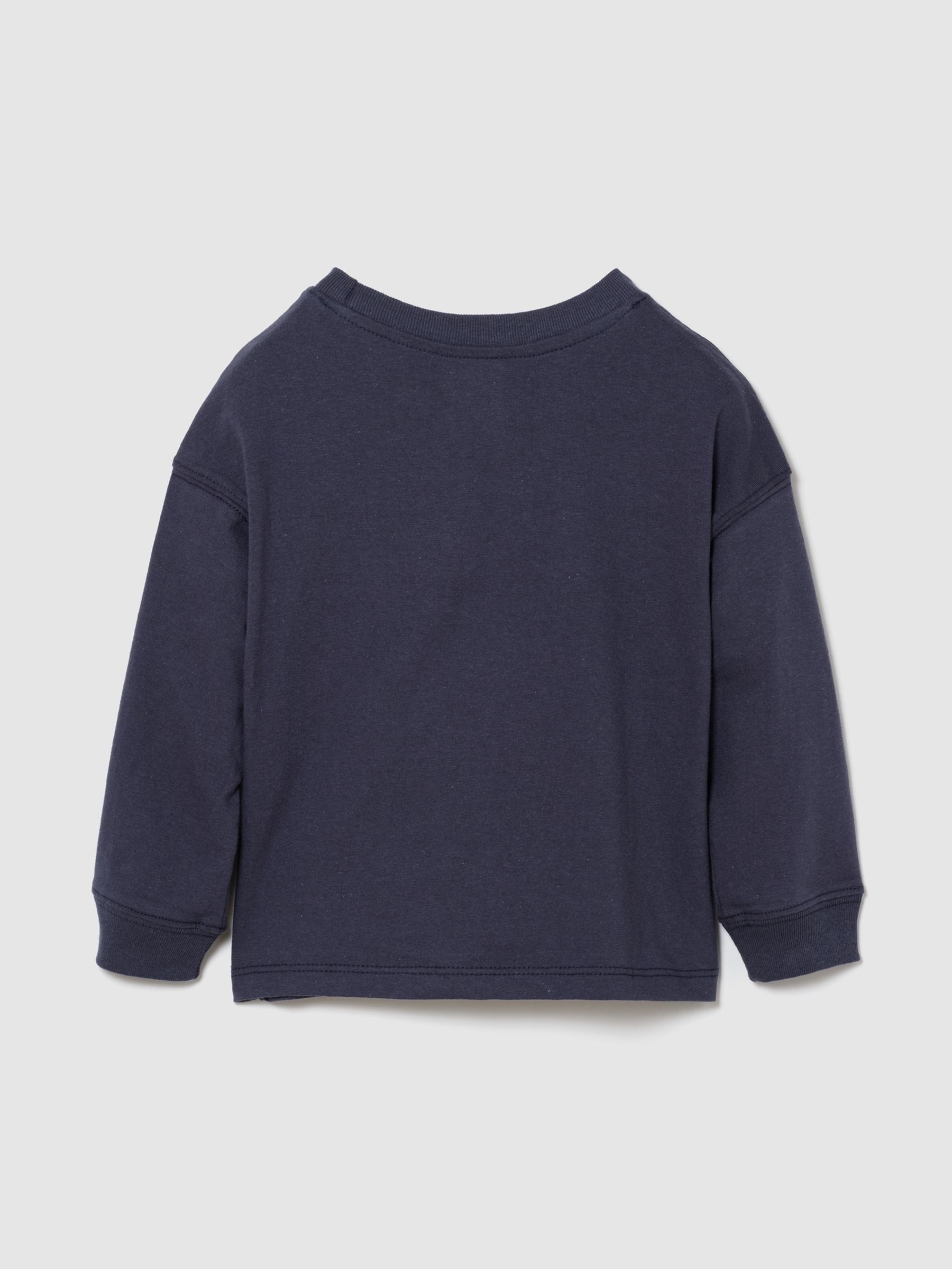 Navy Paw Patrol Logo Long Sleeve T-Shirt - Image 2 of 3