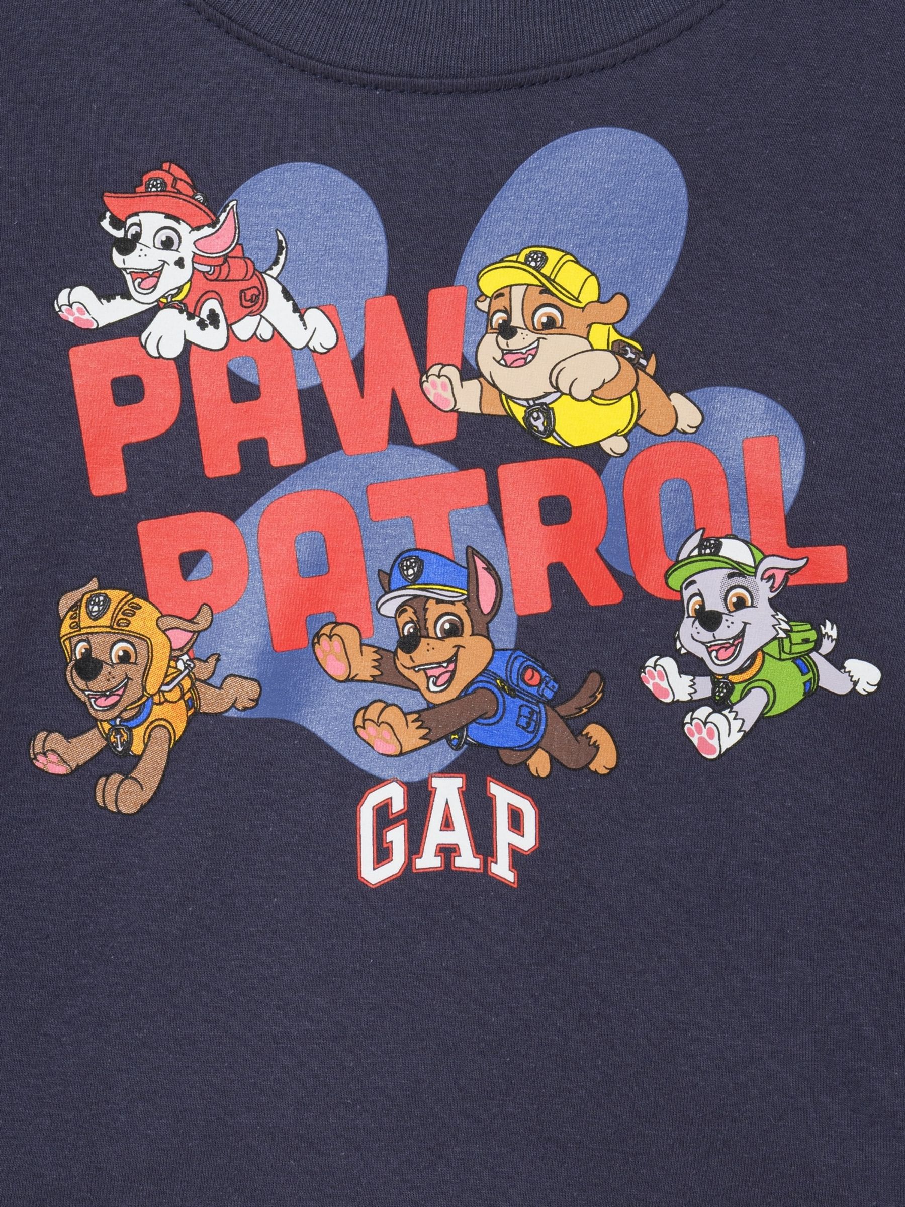 Navy Paw Patrol Logo Long Sleeve T-Shirt - Image 3 of 3