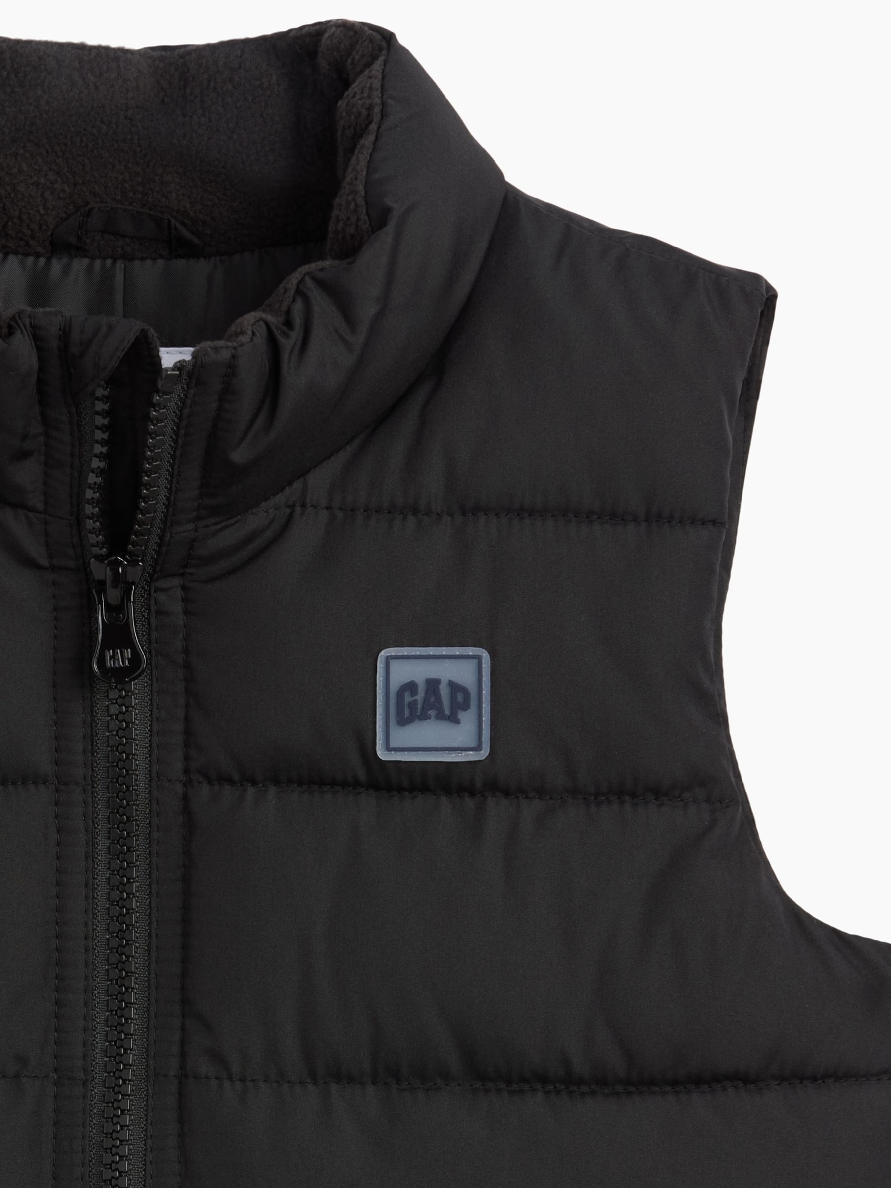 Black Puffer Gilet - Image 3 of 3
