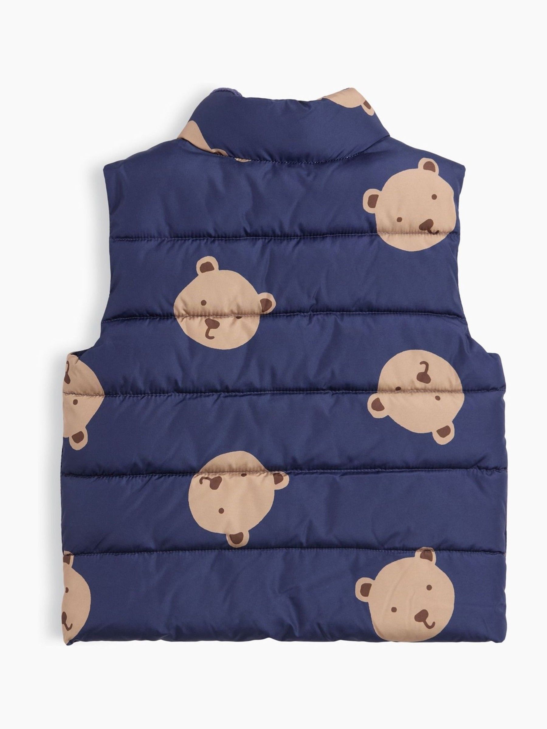 Navy Brannan Bear Puffer Gilet - Image 2 of 3