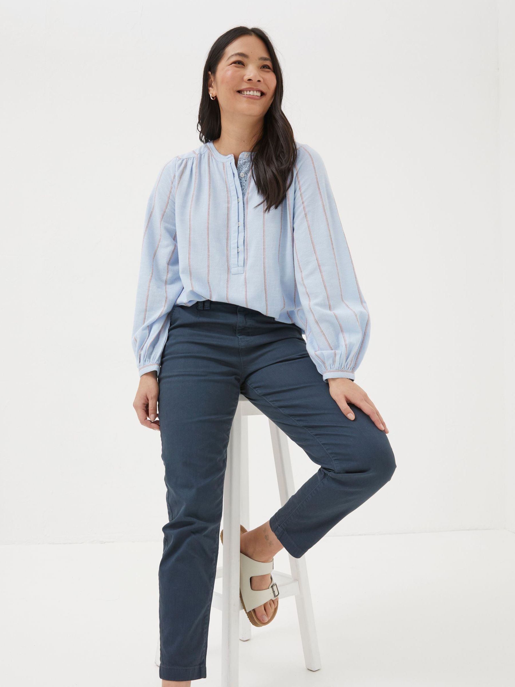 Blue Aspen Chino Trousers - Image 3 of 5