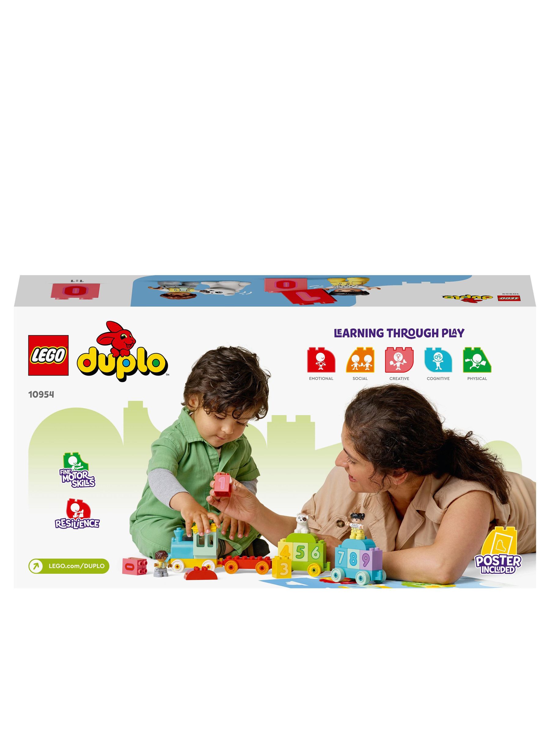 LEGO Multi DUPLO My First Number Train Toy for Toddlers - Image 8 of 8