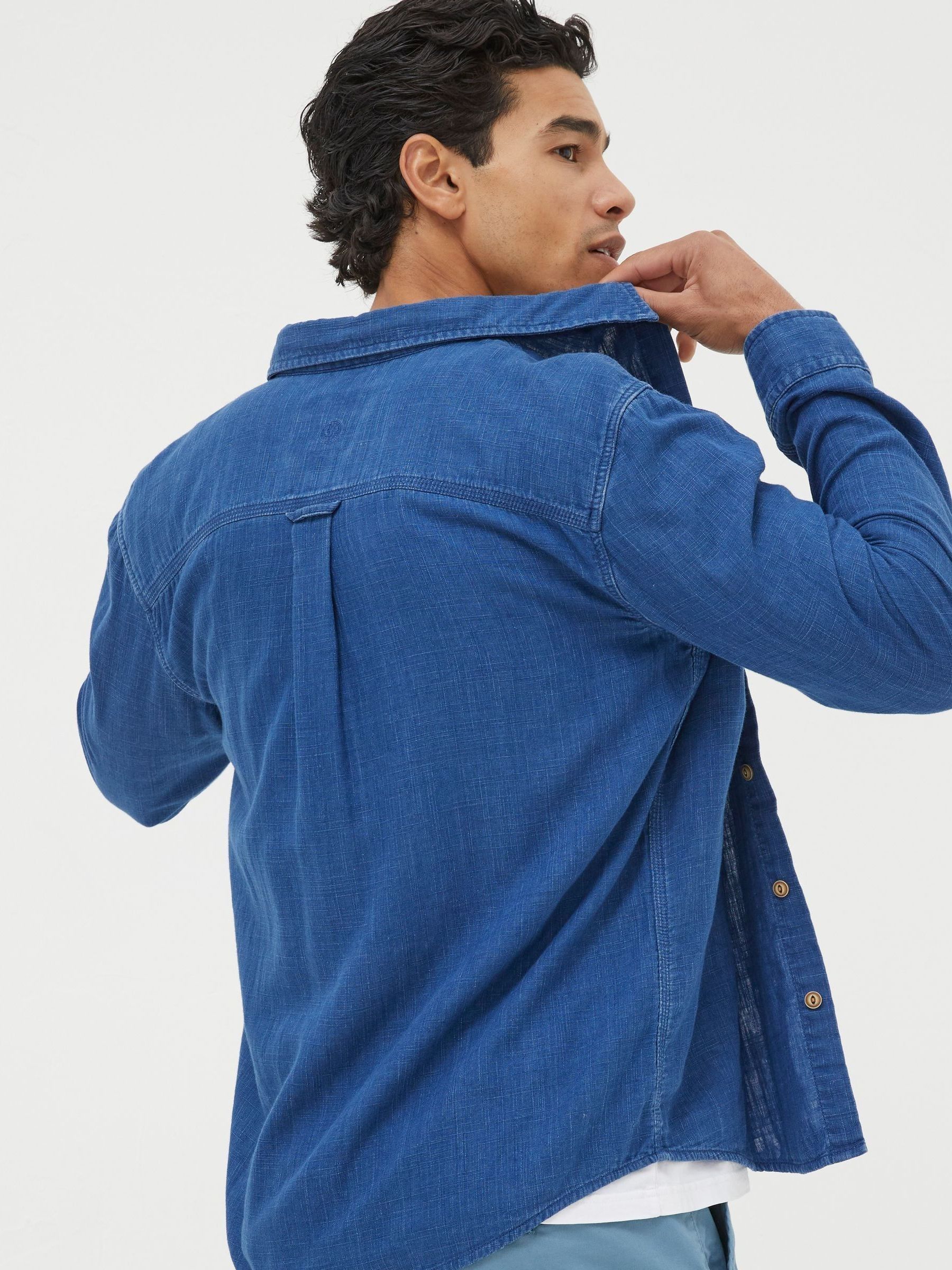 Drayton Blue Indigo Shirt - Image 2 of 4