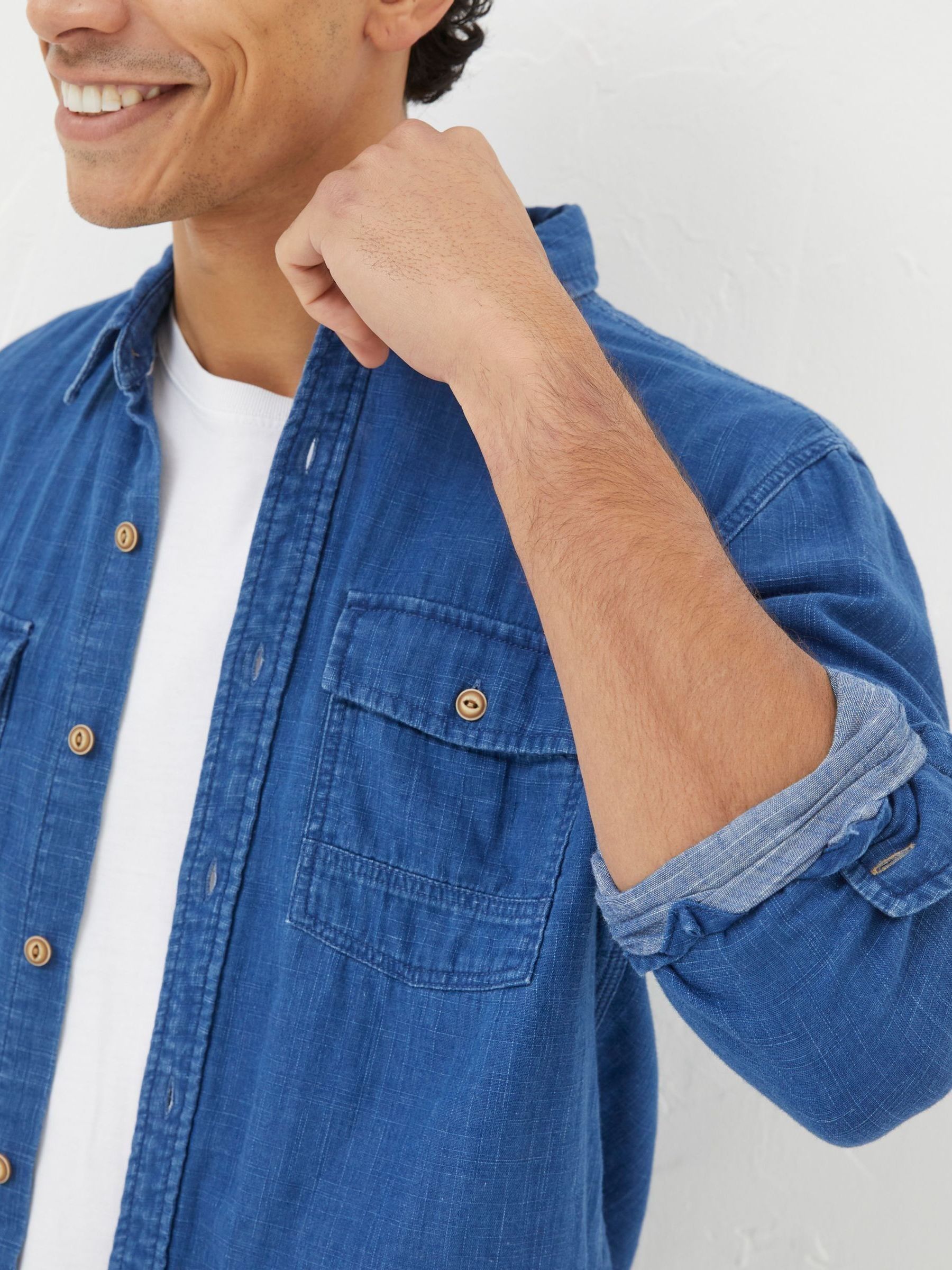 Drayton Blue Indigo Shirt - Image 3 of 4