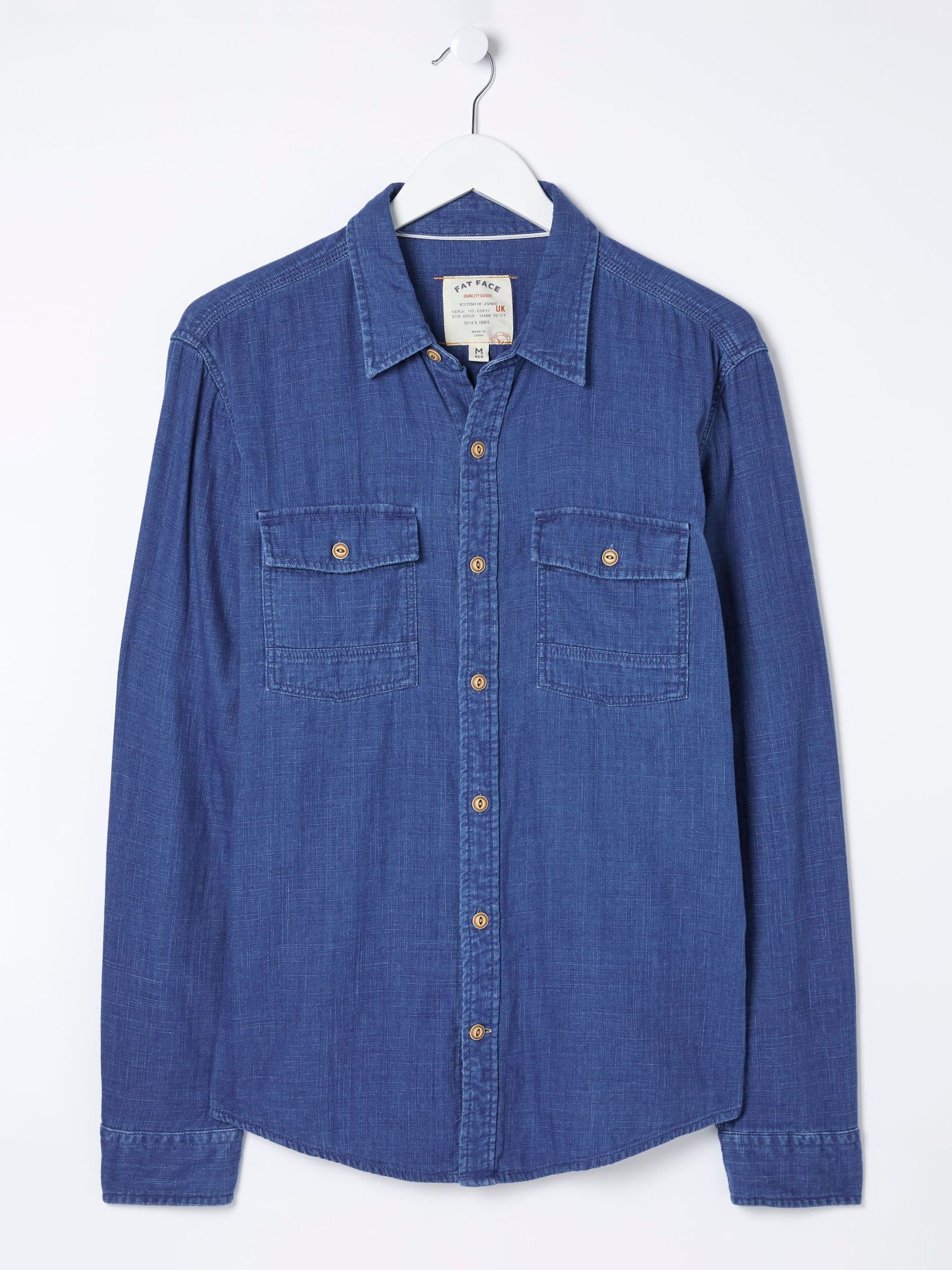 Drayton Blue Indigo Shirt - Image 4 of 4