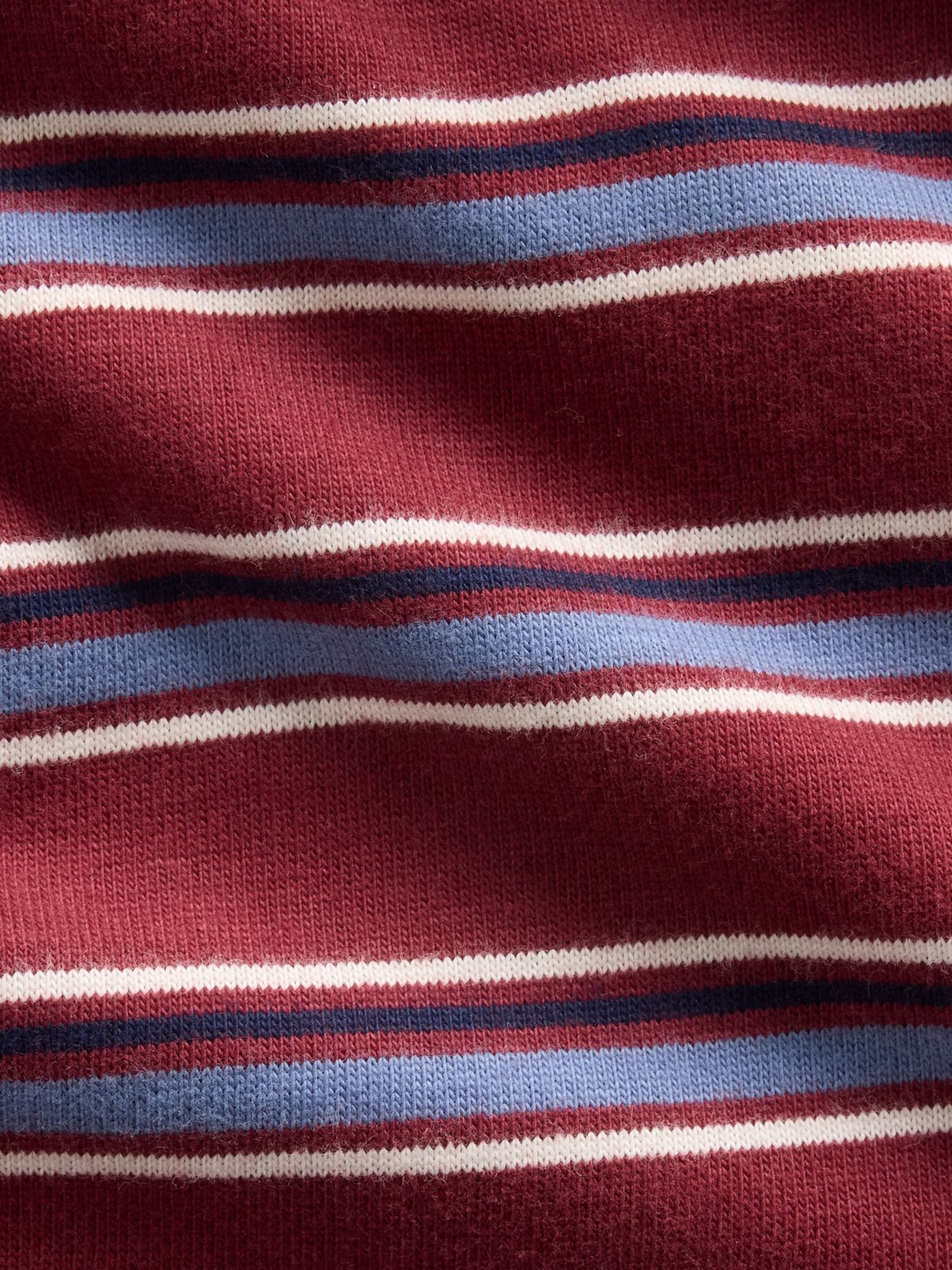 Red Stripe Heavyweight Oversized T-Shirt - Image 5 of 5