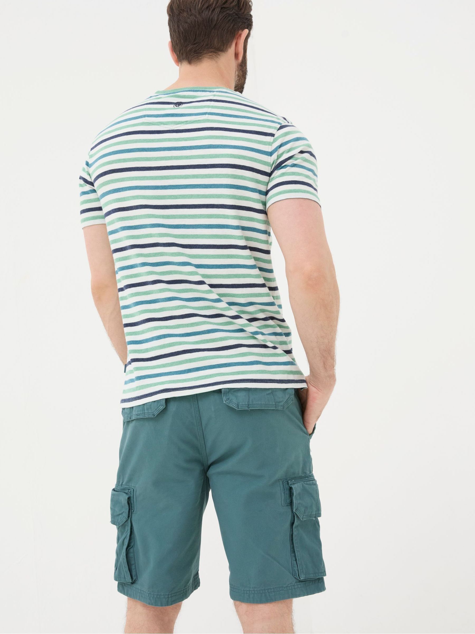 Breakyard Green Cargo Shorts - Image 2 of 5