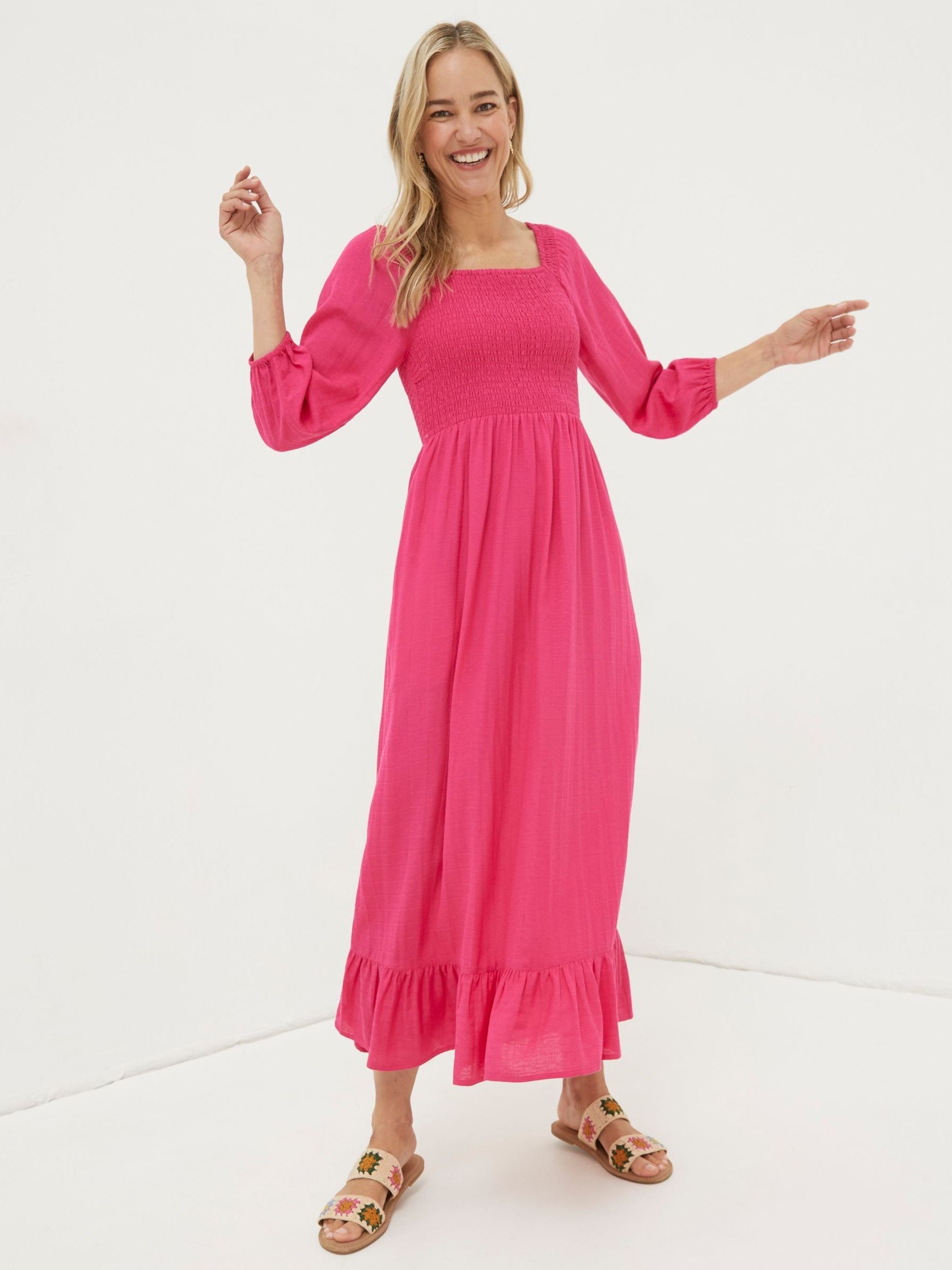 Pink Midi Dress - Image 1 of 5